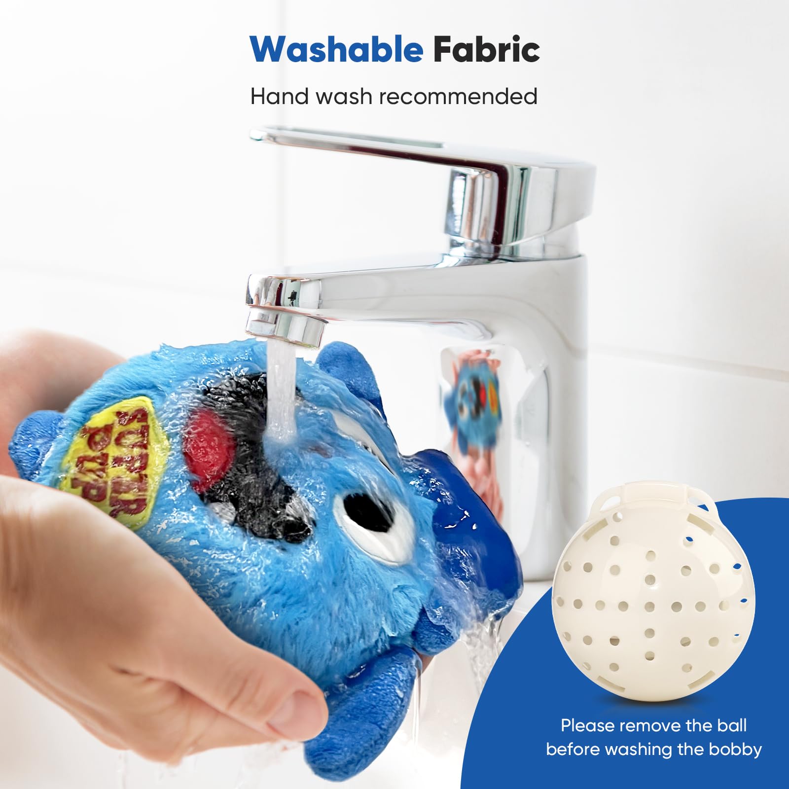 Petbobi Interactive Dog Toys - Rechargeable, Upgrade Moving Dog Toy For Stimulating Play, Pet Plush Squeaky Ball, Ideal For Smal