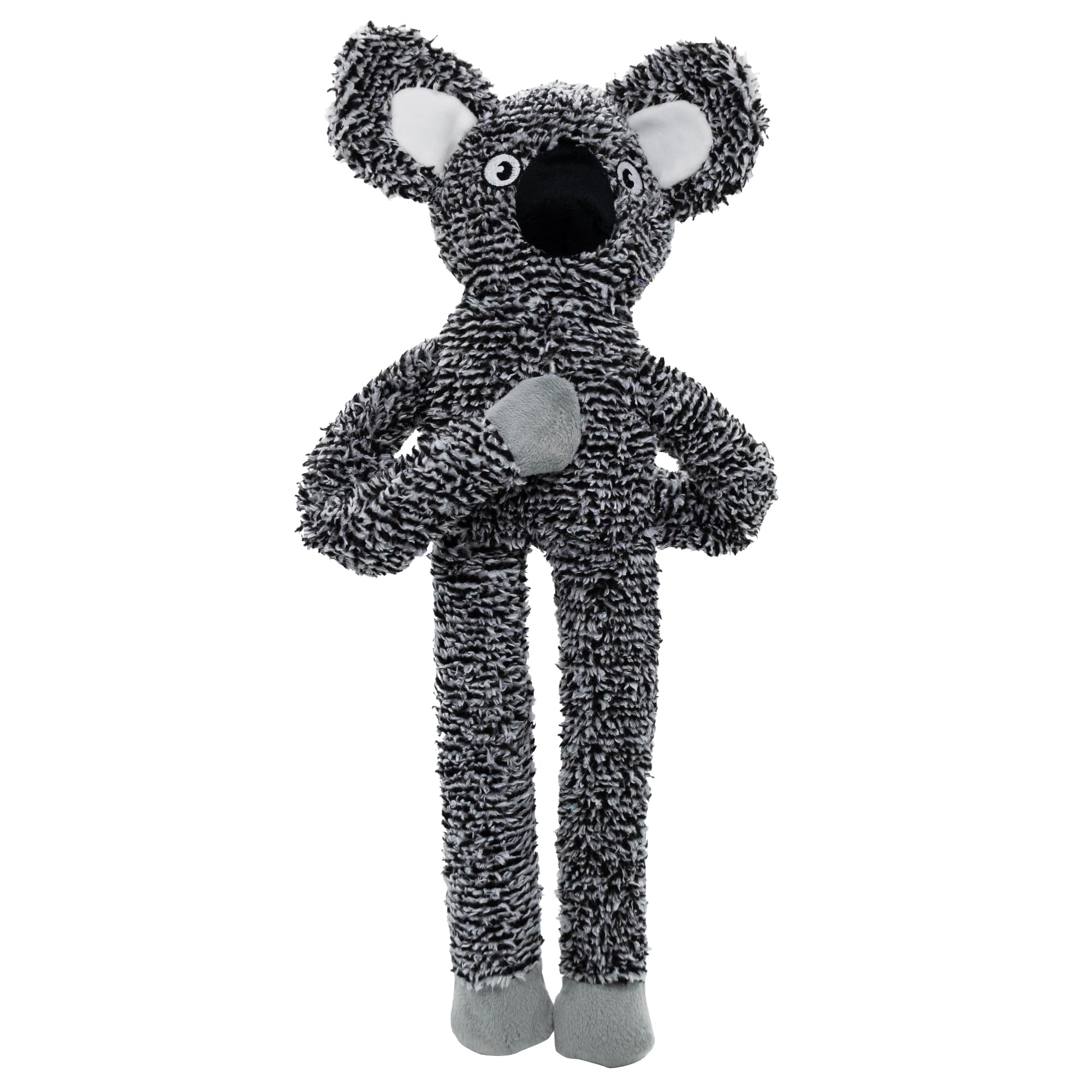Koala No Stuffing Dog Toys For Large Dogs, Squeaky Crinkle Interactive Dog Animals Toys, Plush Teething Toys To Keep Them Busy, 