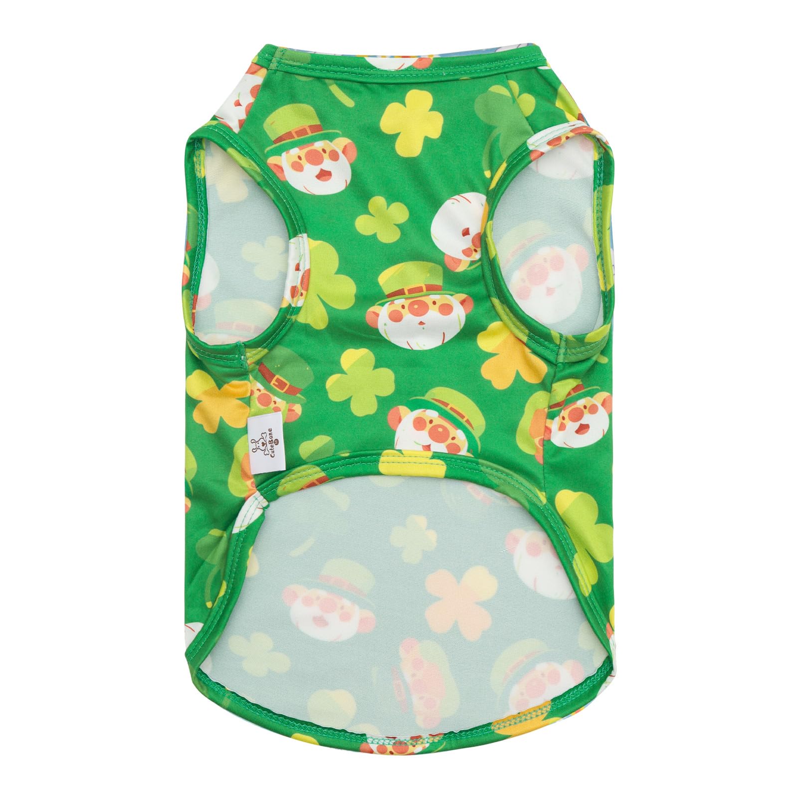 Cutebone Soft St.Patrick'S Day Dog Shirt Lightweight Small Puppy T-Shirts Pet Clothes Breathable Tee Vest Stretchy Outfit Cat Ap