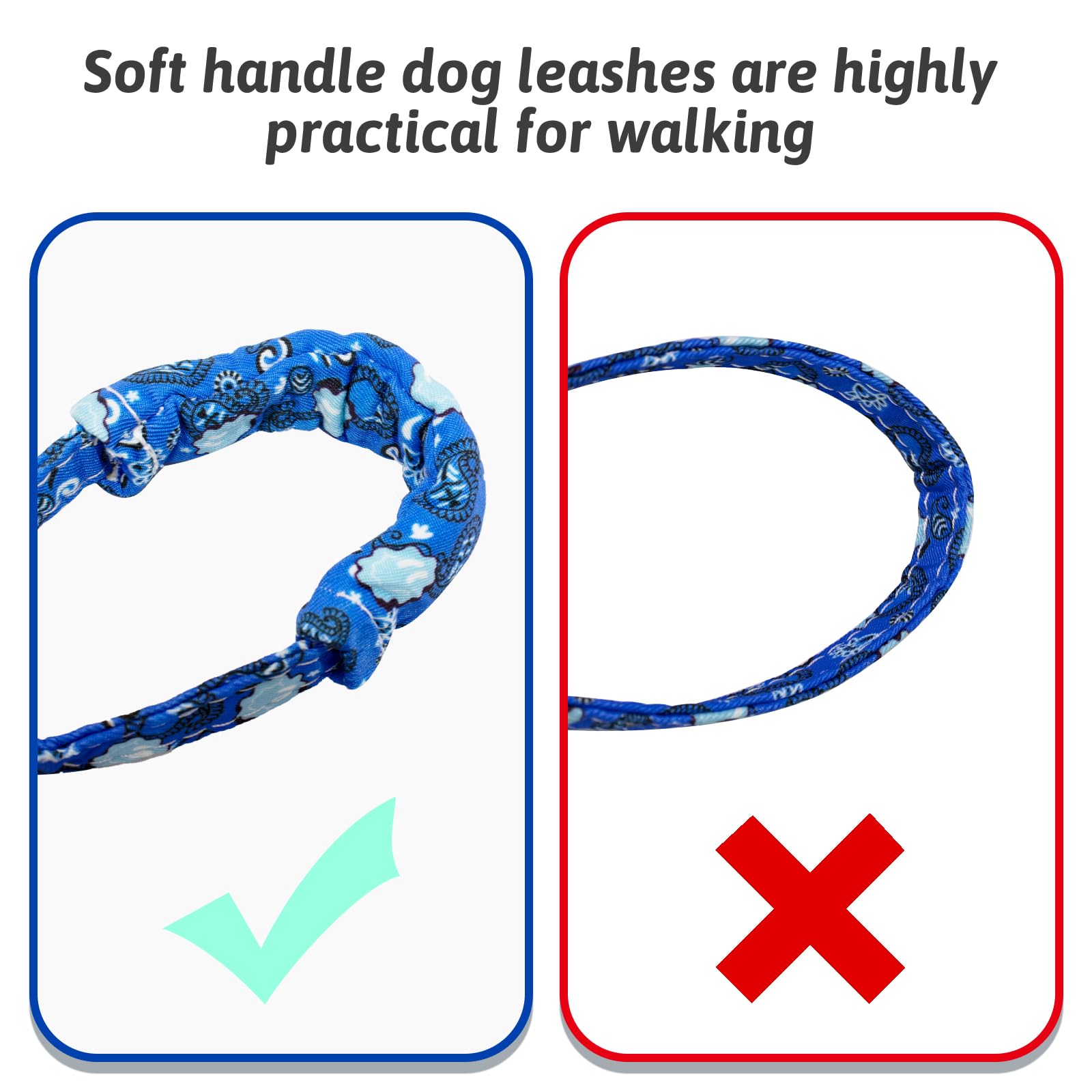 HSIGIO Dog Collar and Leash Set Girls Adjustable Puppy Collars with Floral Bow Tie for Small Medium Large Female Dogs, BluePaisl