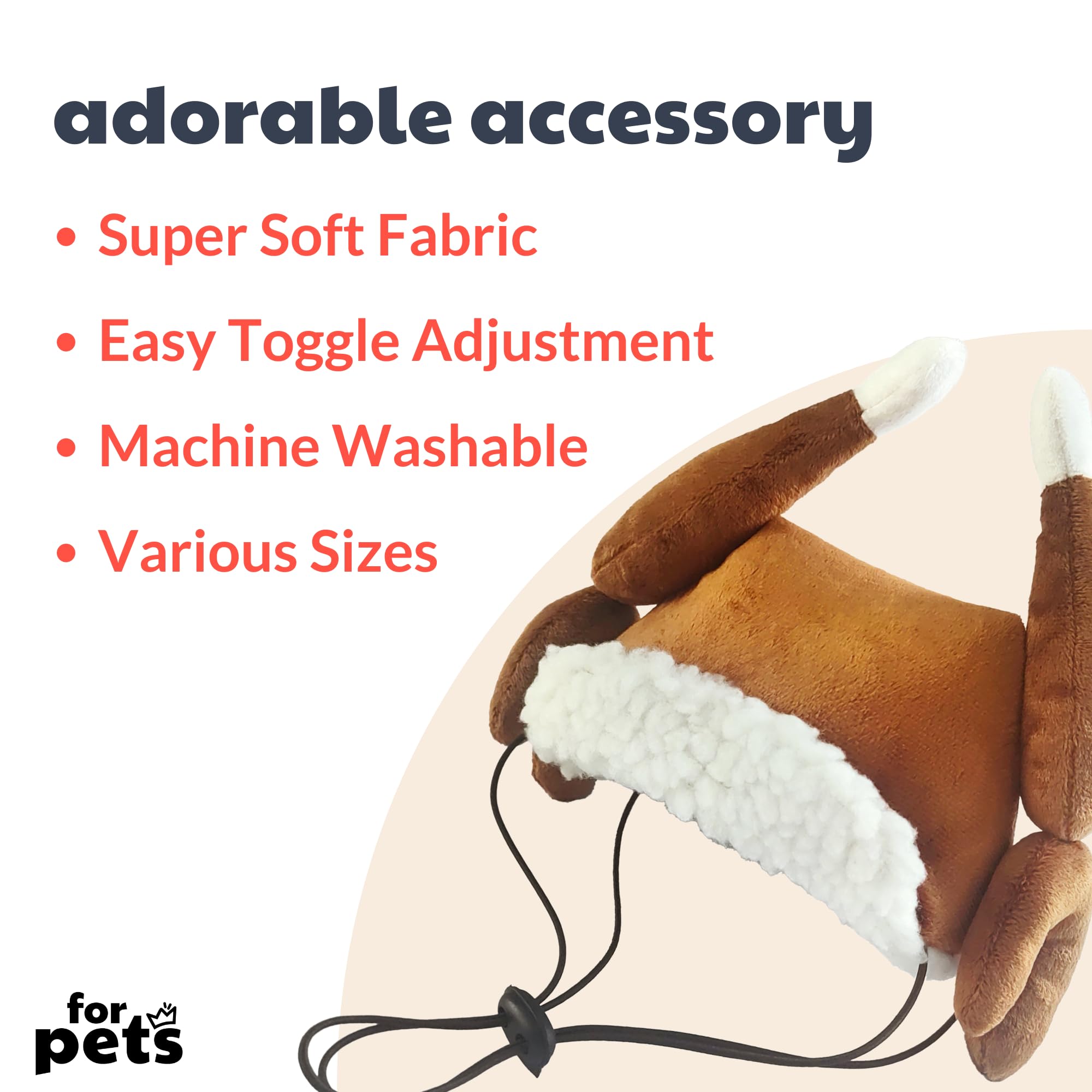 Huxley & Kent Pet Hat | Turkey Tester (Small) | Fun Thanksgiving Holiday Hat For Dogs/Cats | Cute, Comfortable And Fun | Snugfit
