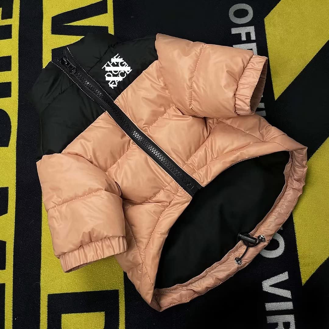 Dog Winter Coat Duck Down Jacket for Small Medium Dogs-Thicken Dog Coat Windbreaker Puppy Winter Clothes for Cold Weather Snowda