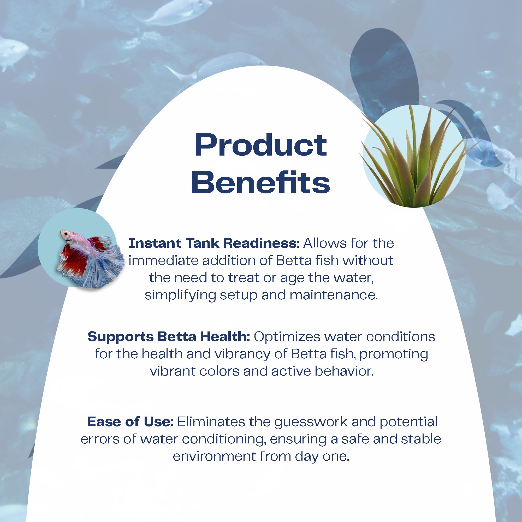 Activ Betta Water for Aquarium D  cor, 33.8 fl.oz. - Premium Water Conditioner for Betta Fish Tanks, Enhances Water Quality and