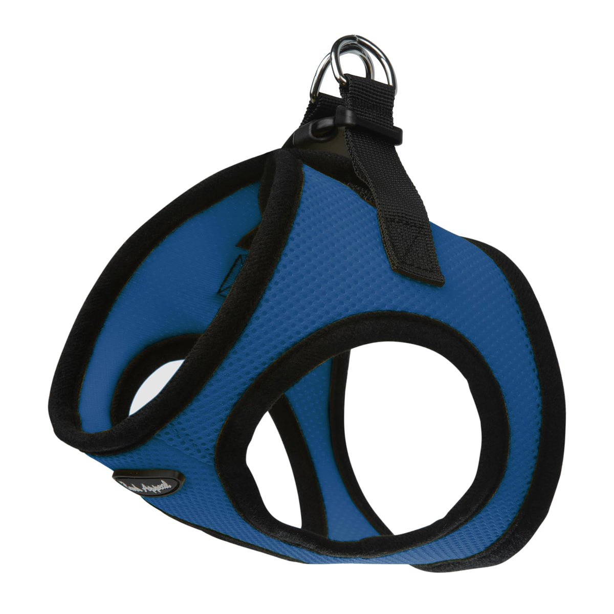 Bark Appeal Blue Step-In Dog Harness For Small-Medium Pets – Updated Sizing, Re-Measuring Is Essential – Soft Vest Harness – Anti-Choke With Adjustable Strap & Heavy Duty Clip – M