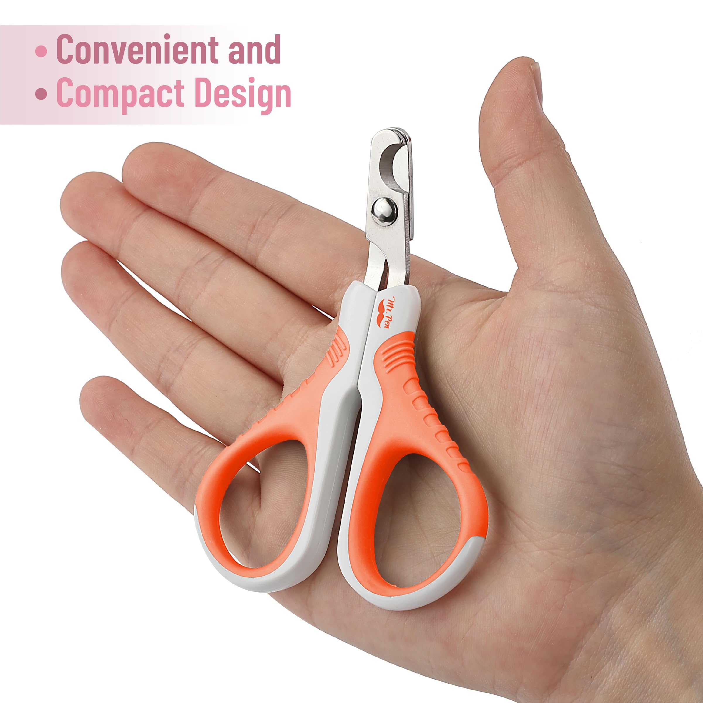 Mr. Pen- Cat Nail Clipper, Orange, Cat Nail Trimmer, Cat Nail Clippers, Cat Claw Clippers, Cat Clippers For Nails, Pet Nail Clippers, Kitten Nail Clipper, Small Dog Nail Clipper, Cat Claw Trimmer