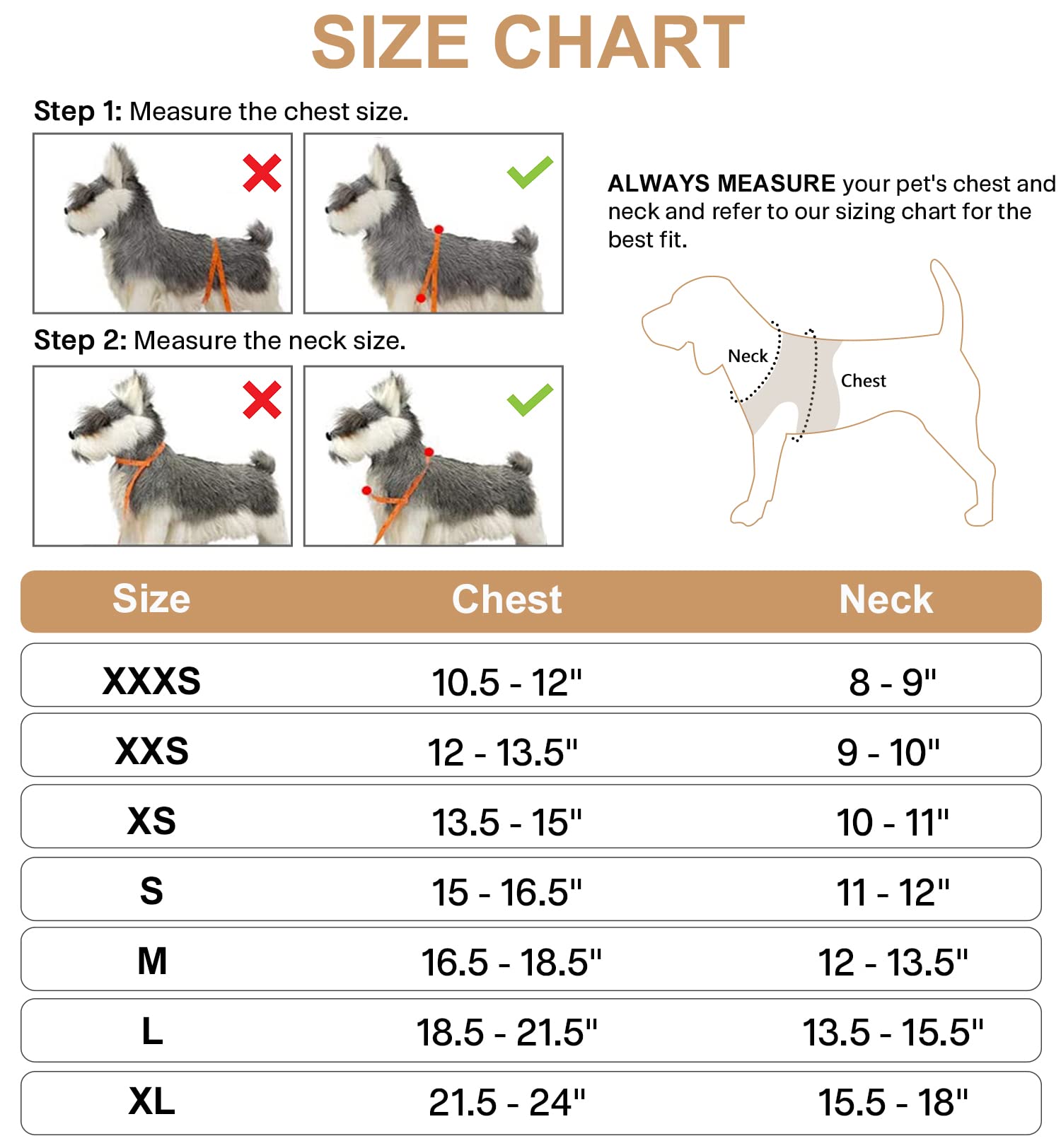 Joytale Step In Dog Harness,12 Colors,Breathable Mesh Vest Harness,Reflective Soft Padded Harnesses For Small And Medium Dogs,Brown,L