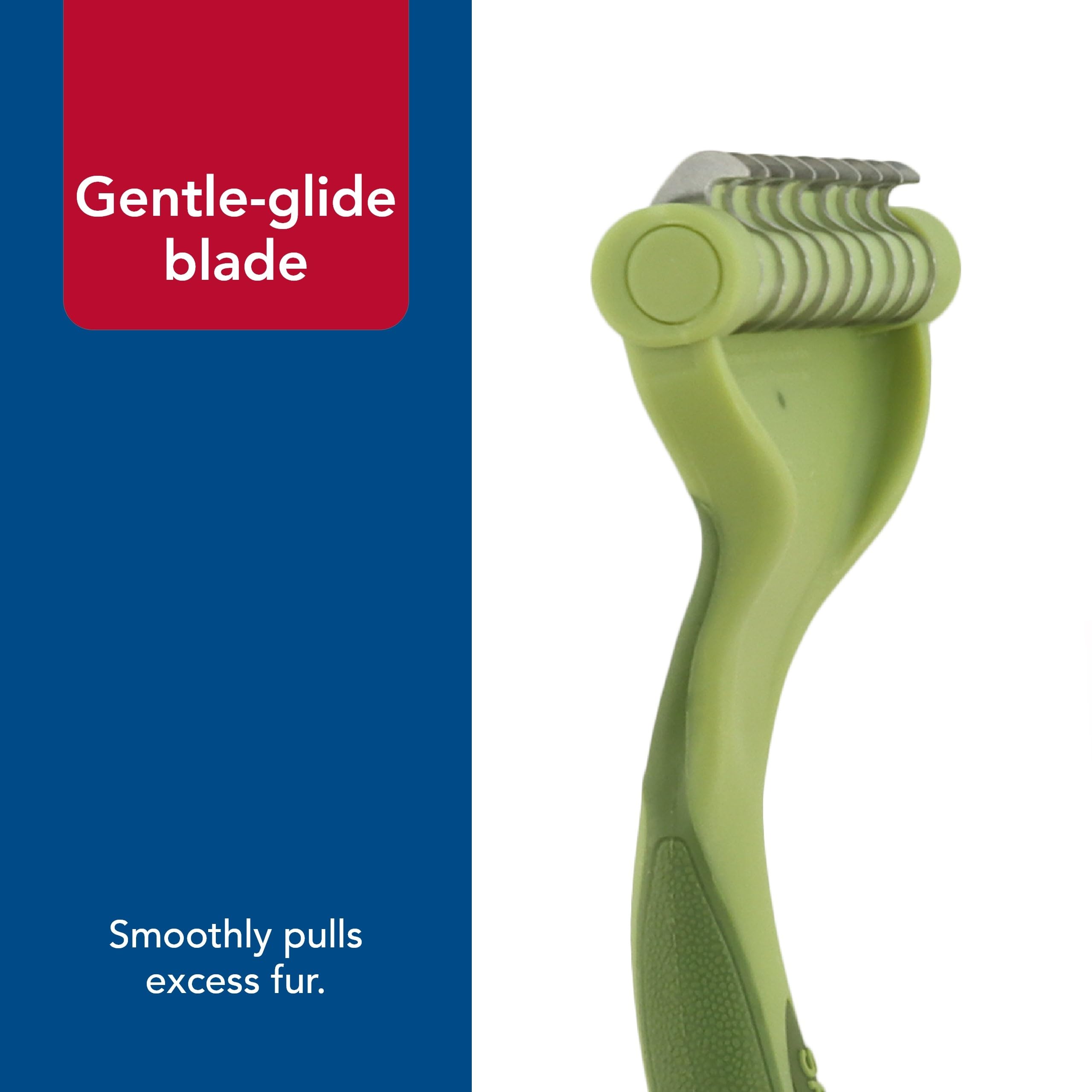 Coastal Pet - Safari - Shed Magic De-Shedding Tool For Dogs With Short To Medium Hair, No Color, Large (6.375'' L X 3'' W)