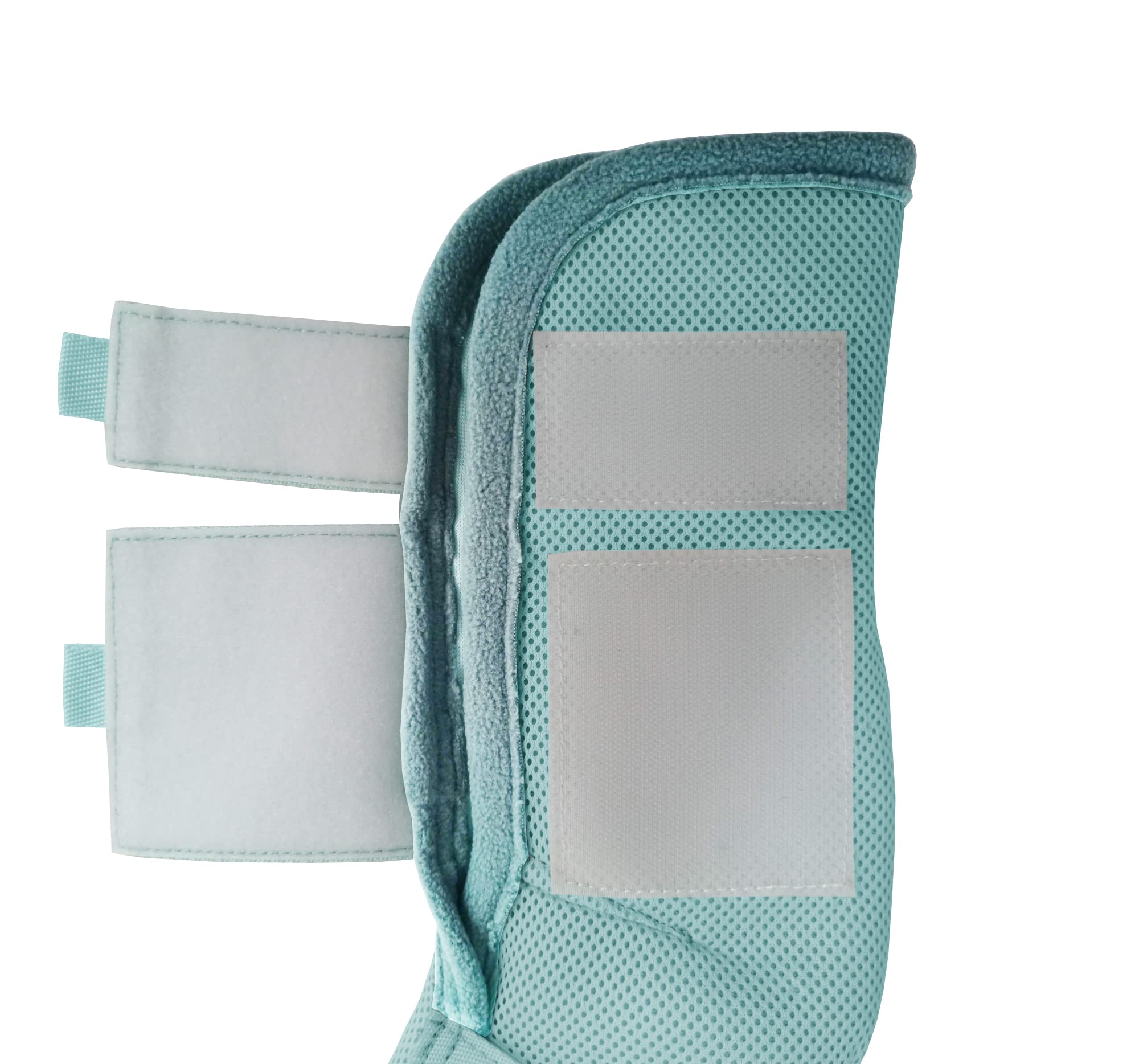 LEAFOREST Horse Fly Boots Set of 4 - Non Slip Leg Protection for Donkey Mini Pony Draft, Breathable Mesh Fly Boots for Pasture &