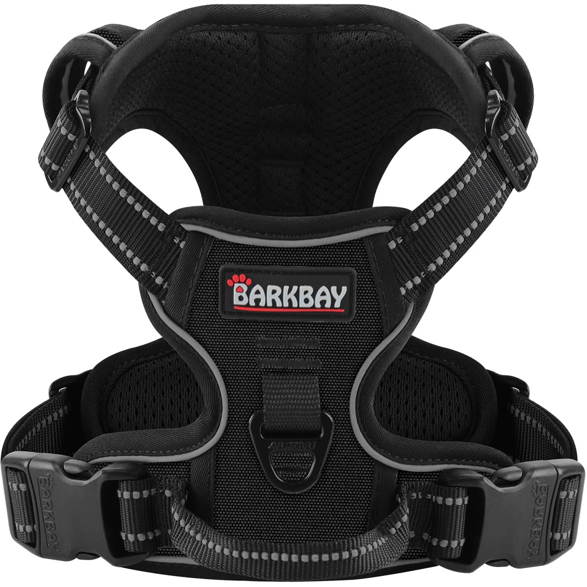 No Pull Pet Harness Dog Harness Adjustable Outdoor Pet Vest 3M Reflective Oxford Material Vest For Dogs Easy Control For Small M