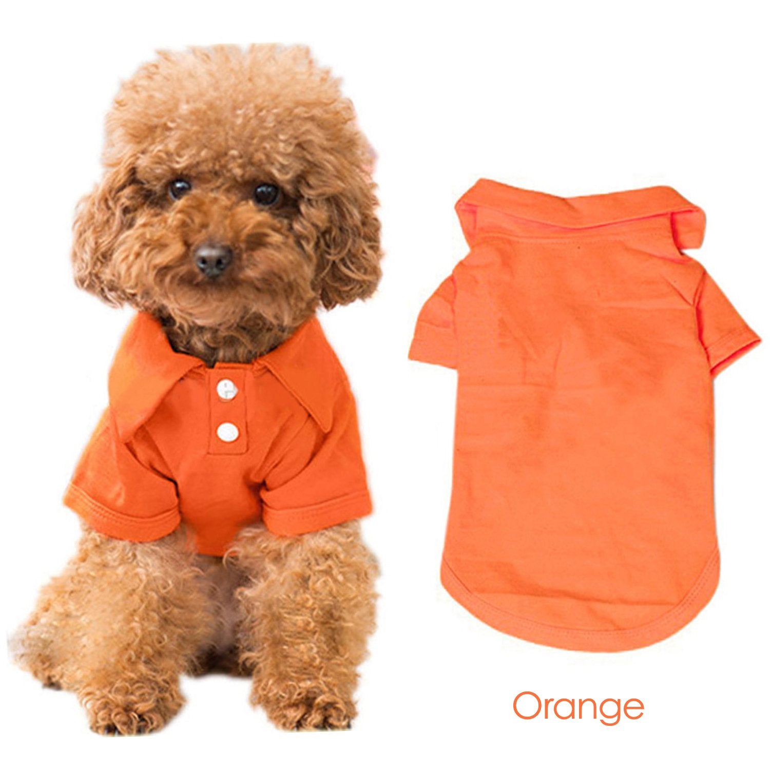 Kingmas 4 Pack Dog Shirts Pet Puppy T-Shirt Clothes Outfit Apparel Coats Tops - X-Small