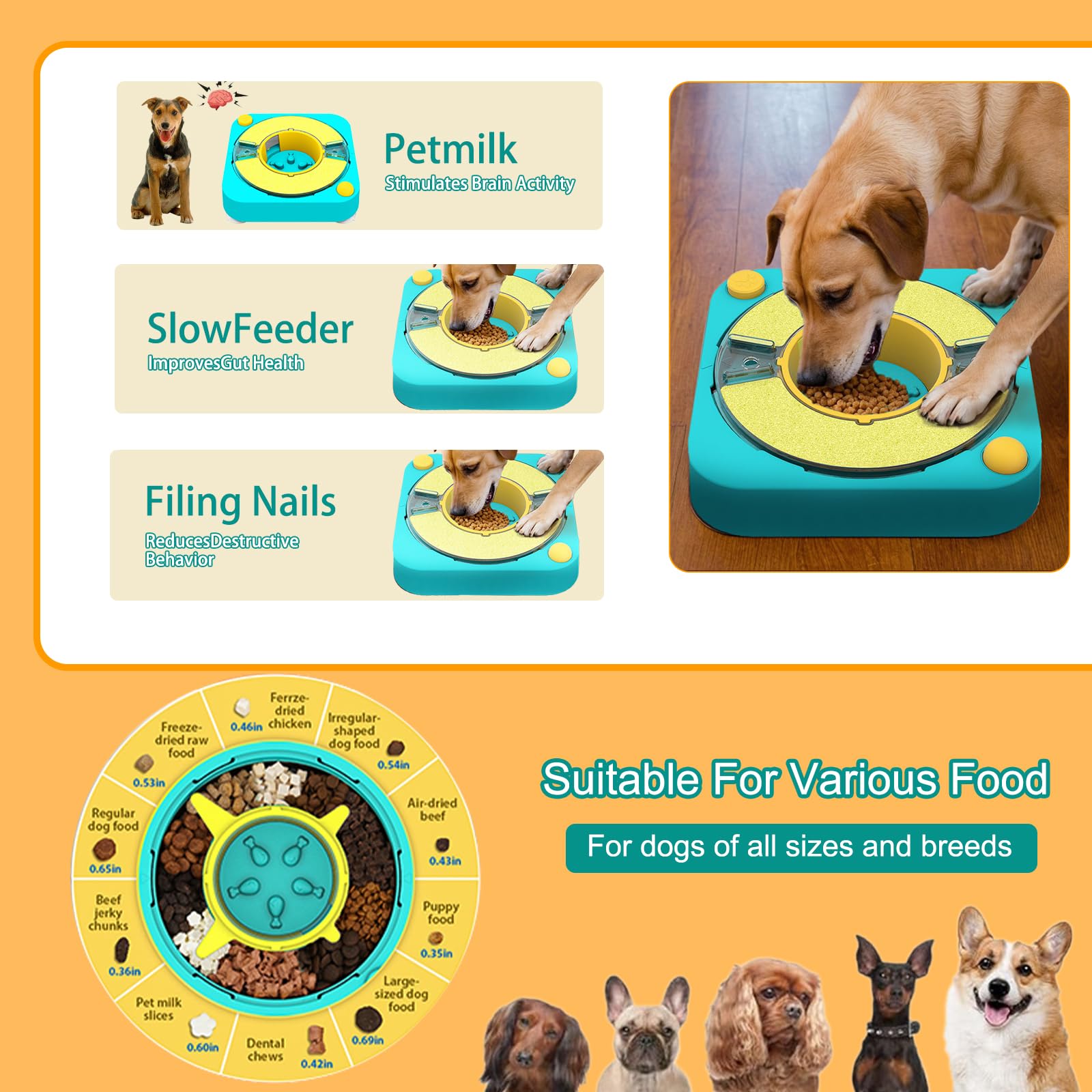 Dog Nail File Toy And Scratch Board For Dogs - Pad For Nail Filing And Scratching