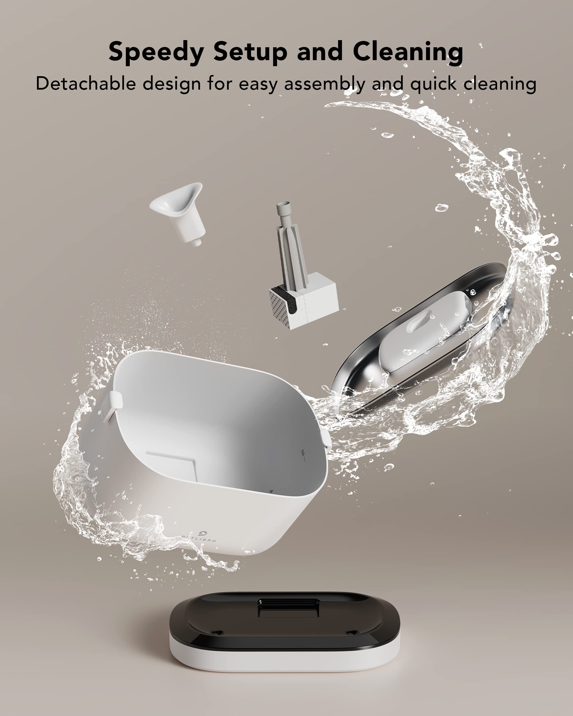 Petlibro 8 Filters For Dockstream Fountain Plwf115 Plwf105 Plwf005, 4 Months Set Of Replacement Filters For Pet Water Fountain