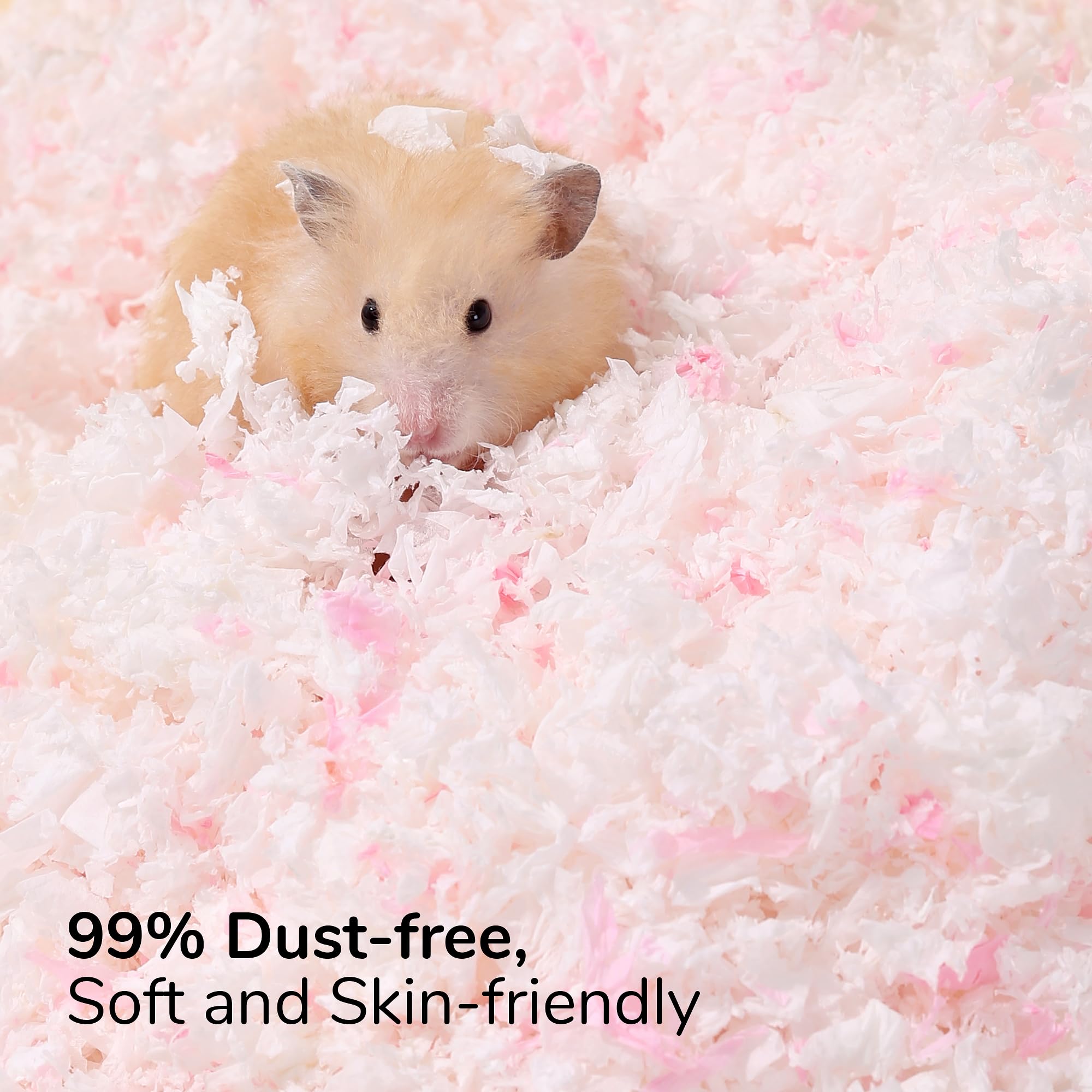 Tafit Dust-Free Soft Natural Paper Hamster Bedding With Odor Control, Strong Absorption, 36 Liters, For Hamster, Guinea Pig, Rab