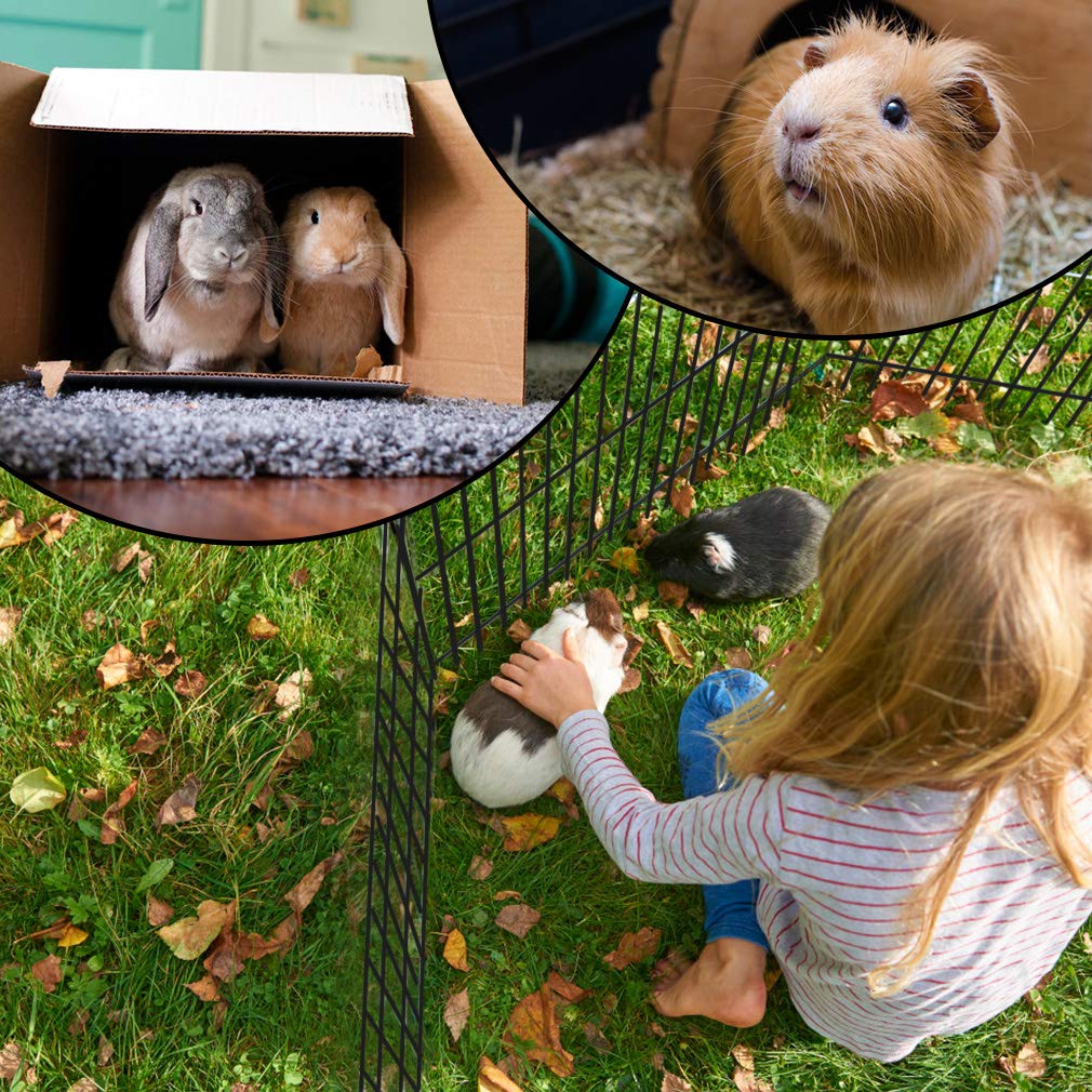 BestPet Metal Wire Playpen 30 Inch Tall Black