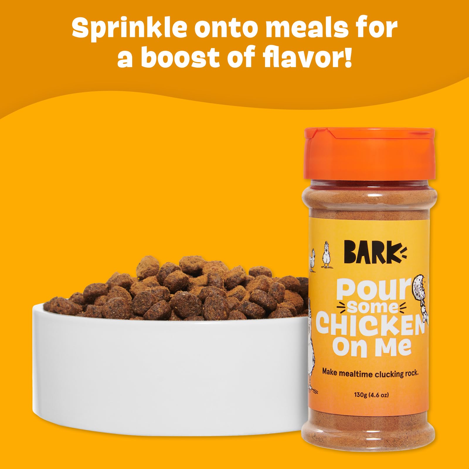 BARK Beef Dog Treat Topper High Protein Limited Ingredient Meal Mixer, All Life Stages, Rosemary Extract for Large & Small Breed