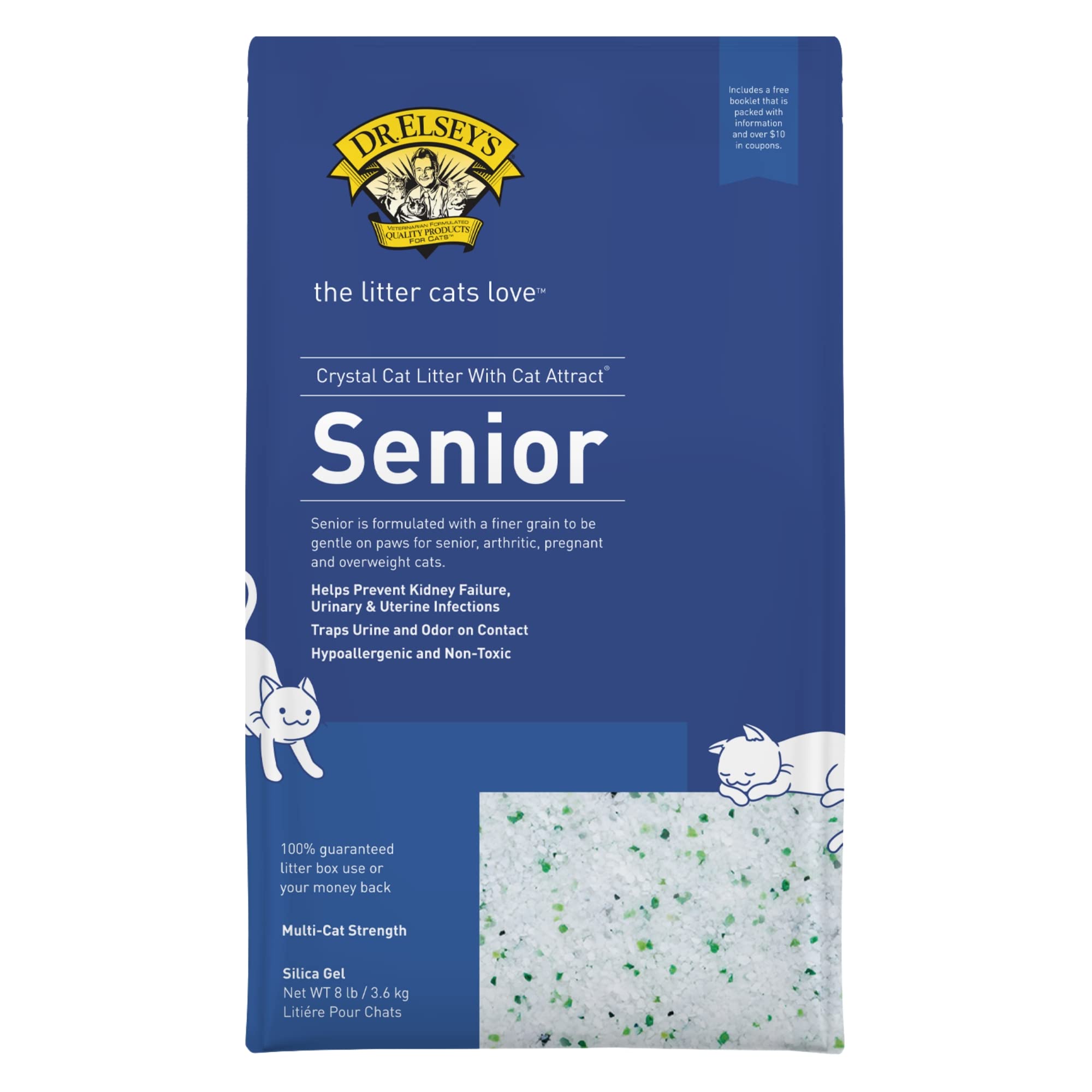 Precious Cat Senior Litter, 8Lbs