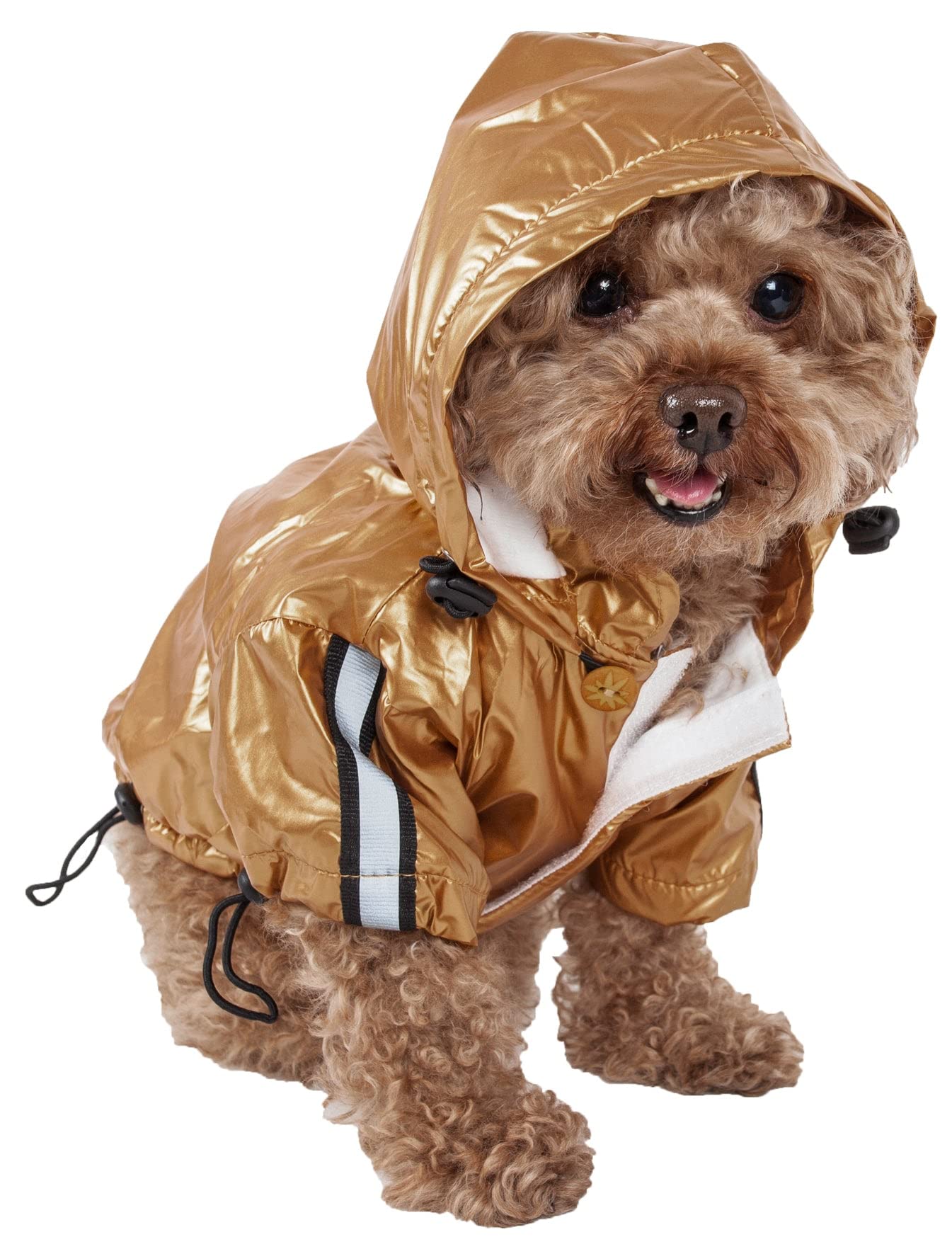 Pet Life  Reflecta-Sport Adjustable Reflective Weather-Proof Pet Rainbreaker Jacket