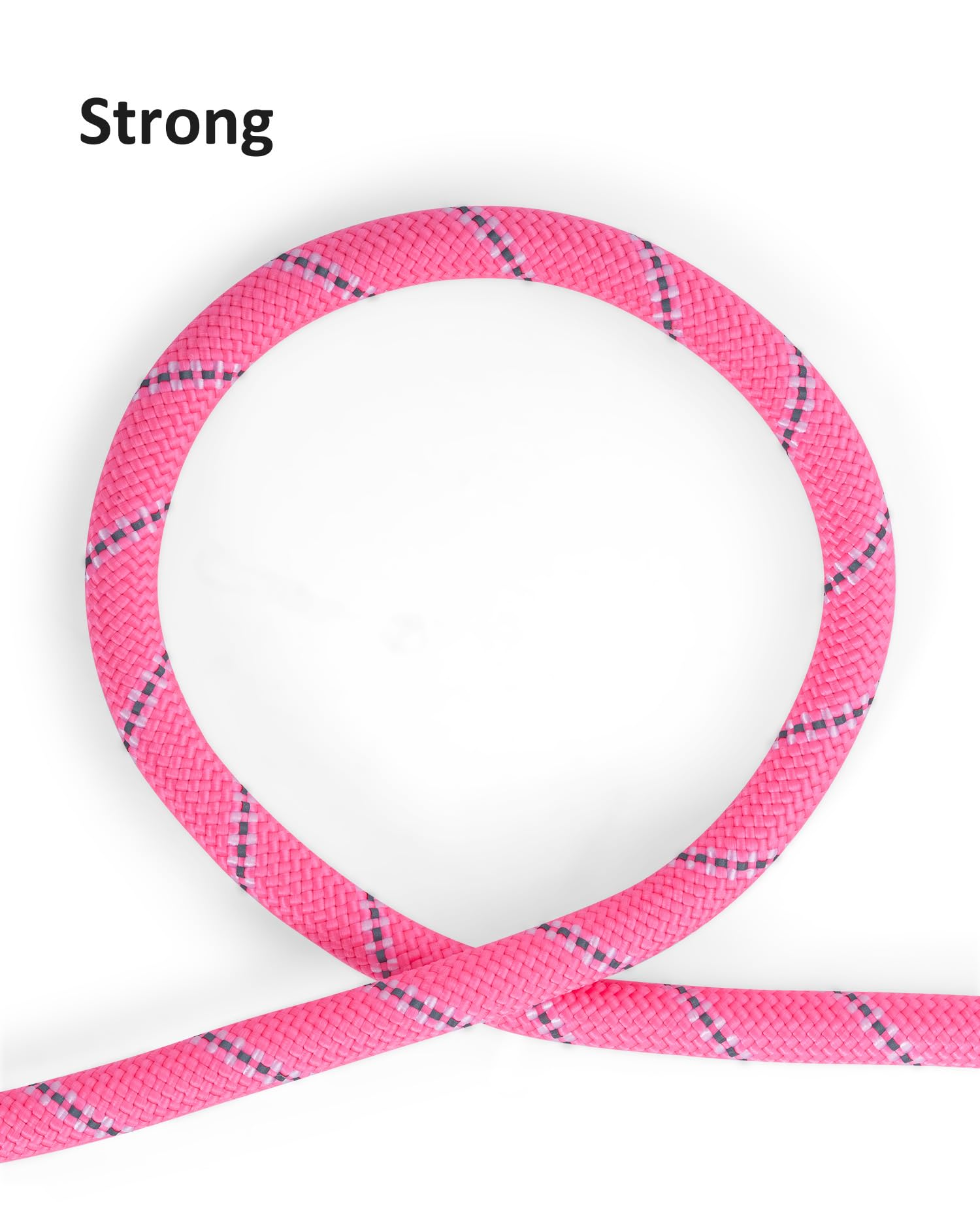 Long Dog Leash For Dog Training 20Ft, Heavy Duty Dog Lead For Large Medium Small Dogs Outside Walking, Playing, Camping, Or Yard, Pink