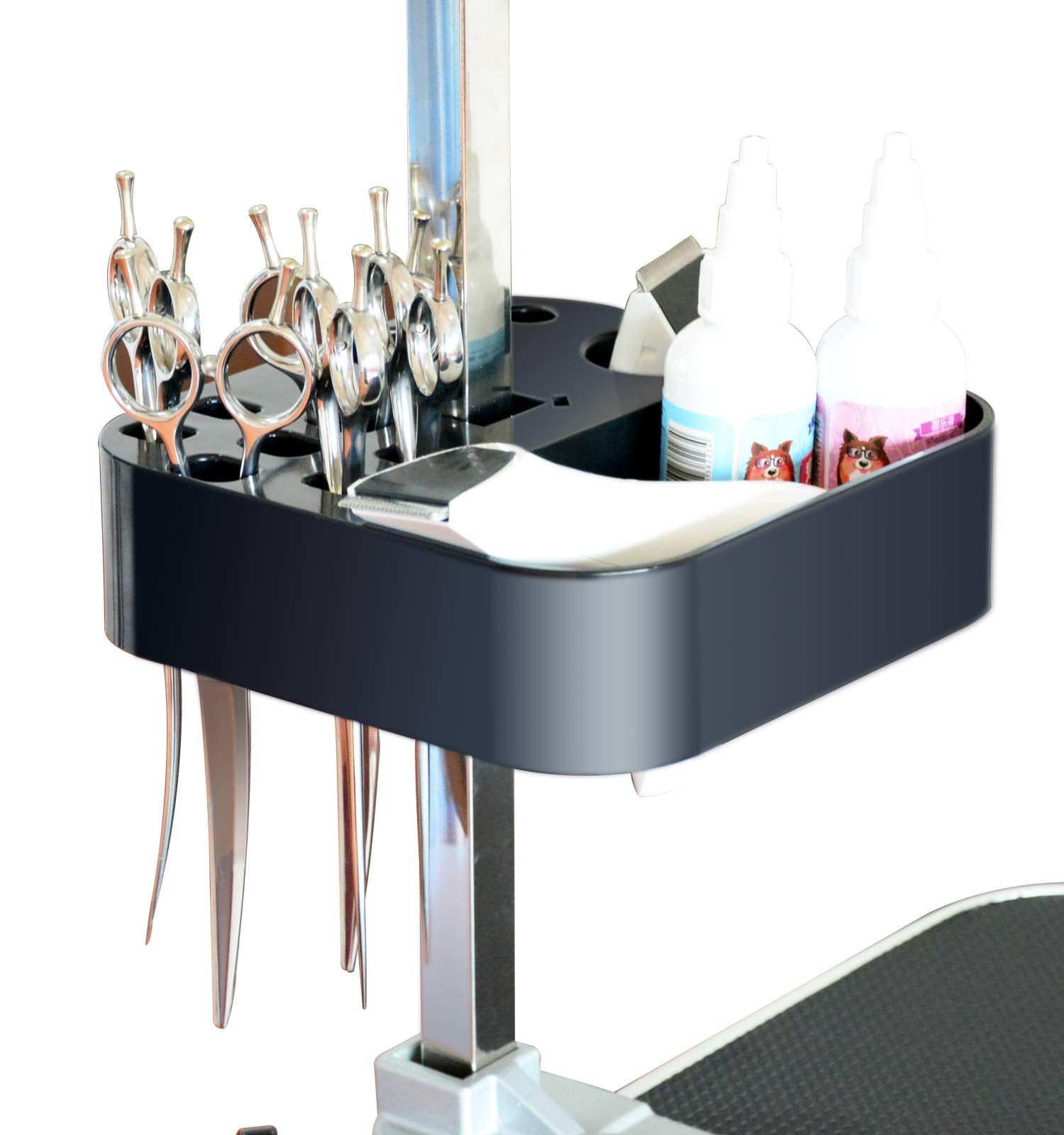 Shelandy Portable Pet Grooming Tools Holder For Dog Grooming Table And Arm