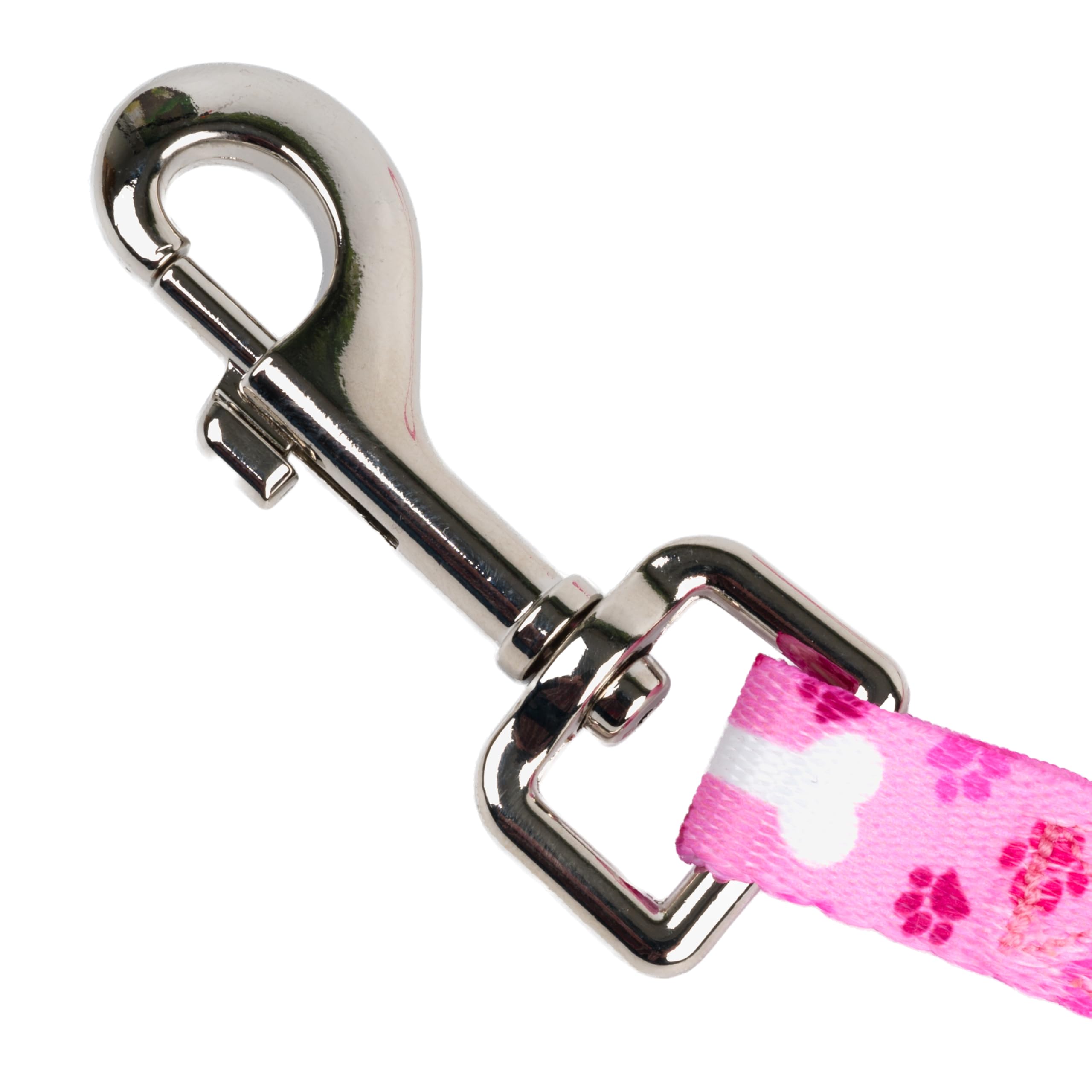 Country Brook Petz - Pink Oh My Dog Spring Loaded Grooming Loop Featuring Unique Designs For Any Style (5/8 Inch Wide, 20 Inch)