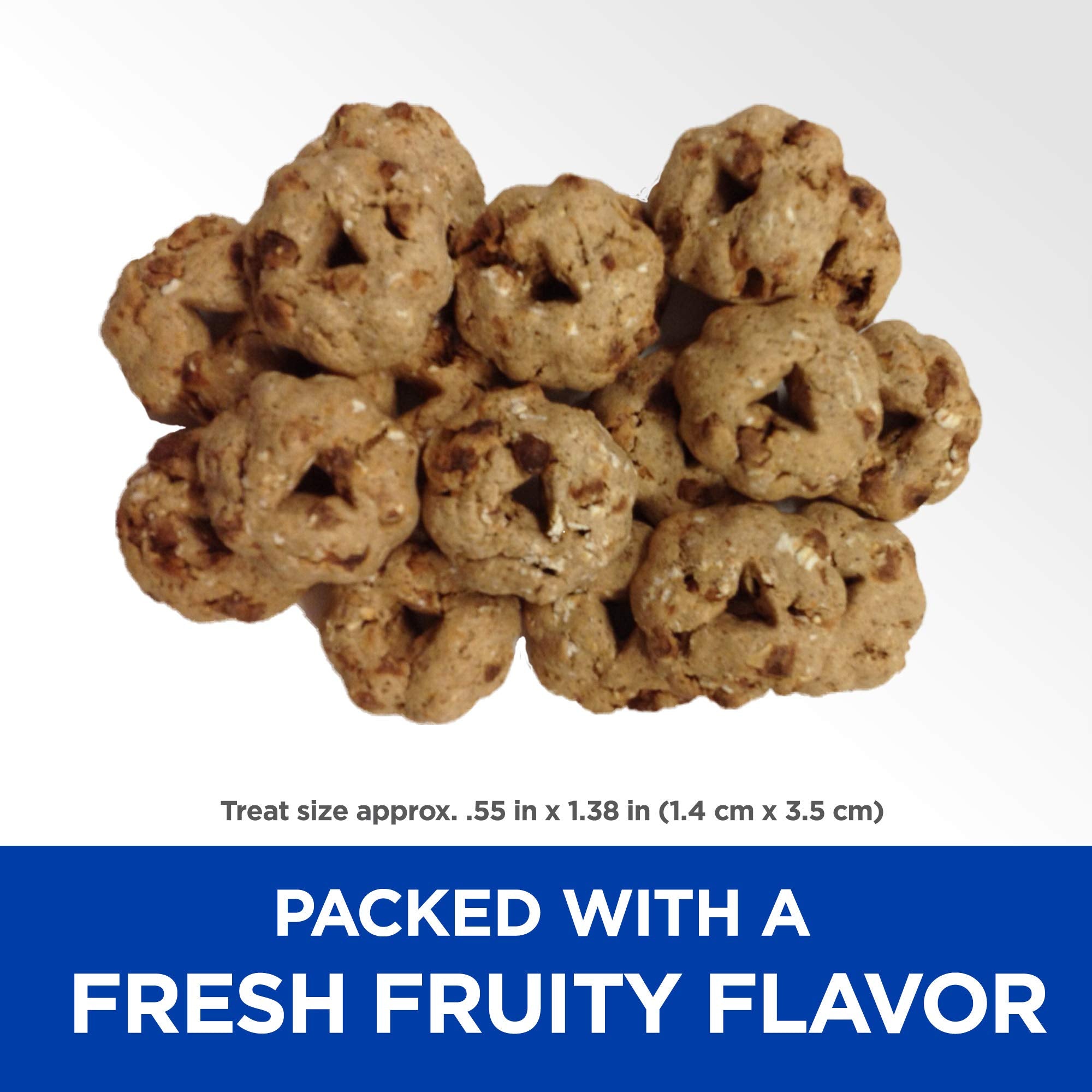 Hills Natural Fruity Crunchy Snacks, All Life Stages, Great Taste, Dog Treats, Cranberries & Oatmeal , 8 oz Bag