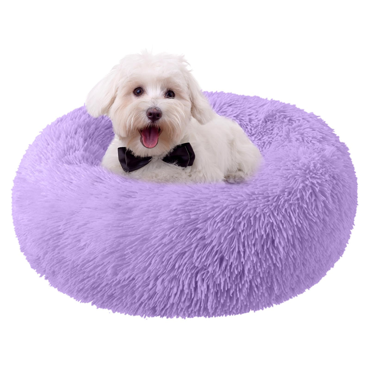 Nisrada Dog Bed For Small Medium Large Dogs, 20 Inch Calming Dogs Bed, Washable-Round Cozy Soft Pet Bed For Puppy And Kitten Wit