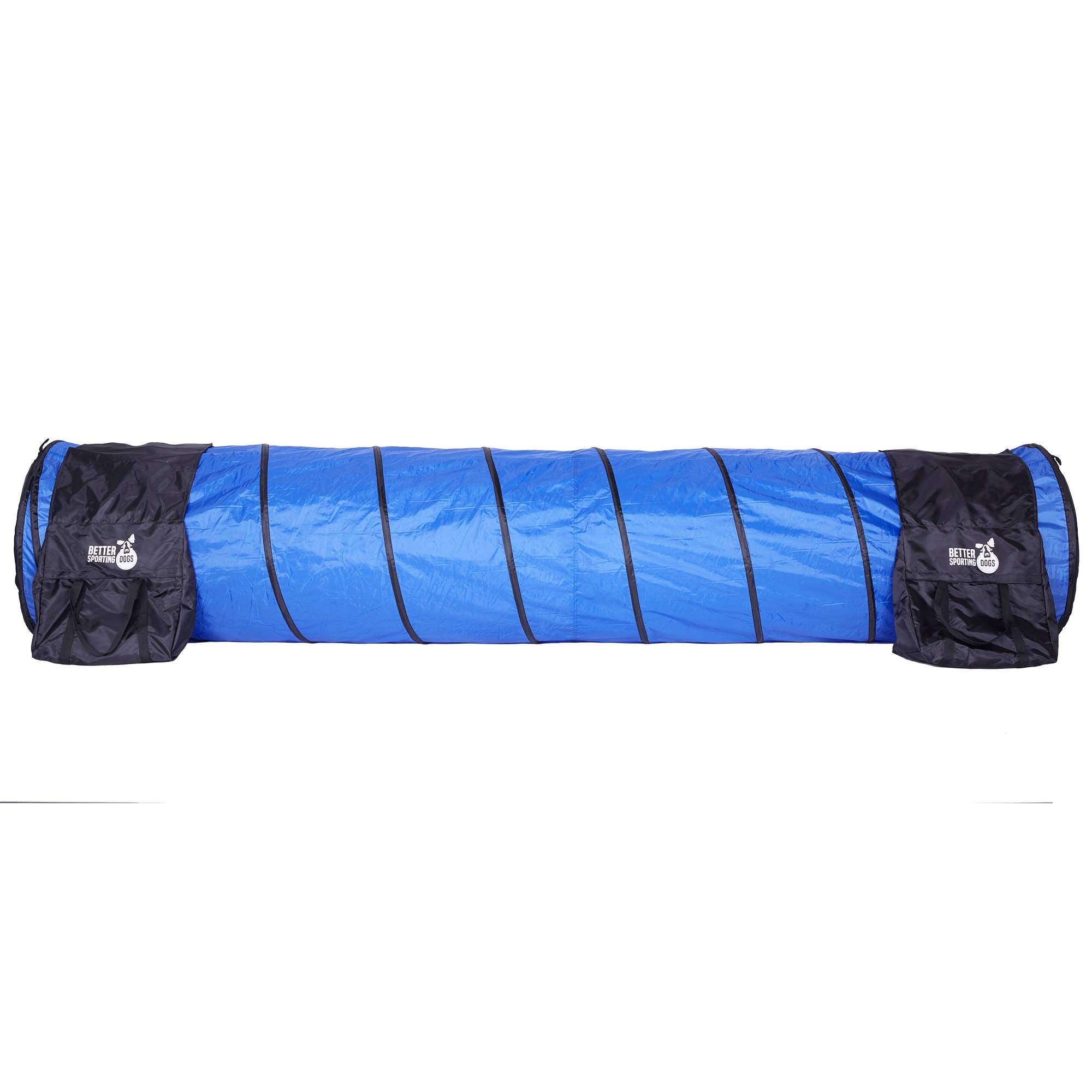 Better Sporting Dogs 10 Foot Dog Agility Tunnel With Sandbags | Dog Agility Equipment | Dog Agility Training