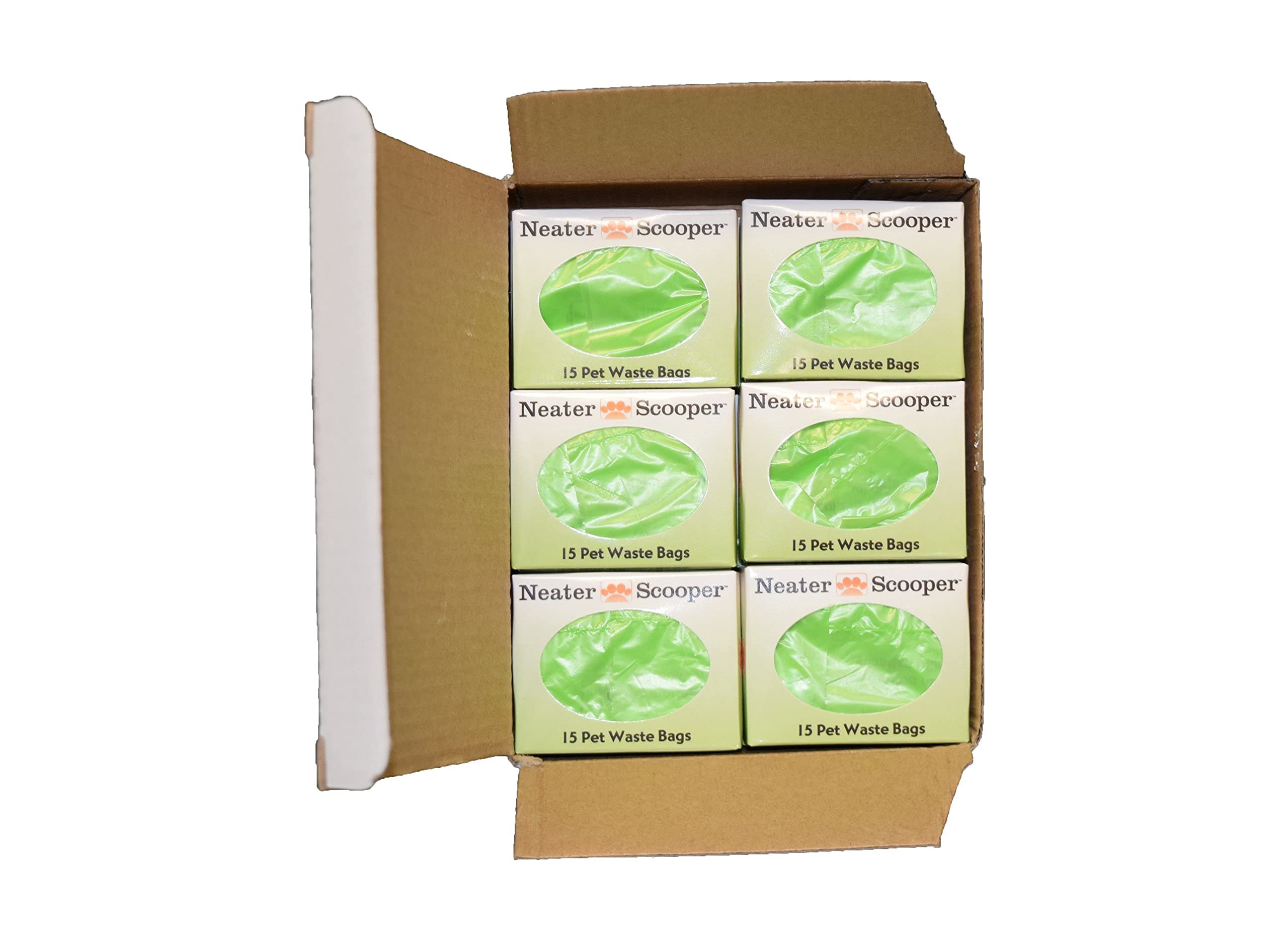 Neater Pet Brands Neater Scooper Scoop-To-Bag Cat Litter System Refill Bags (180 Count, Green)