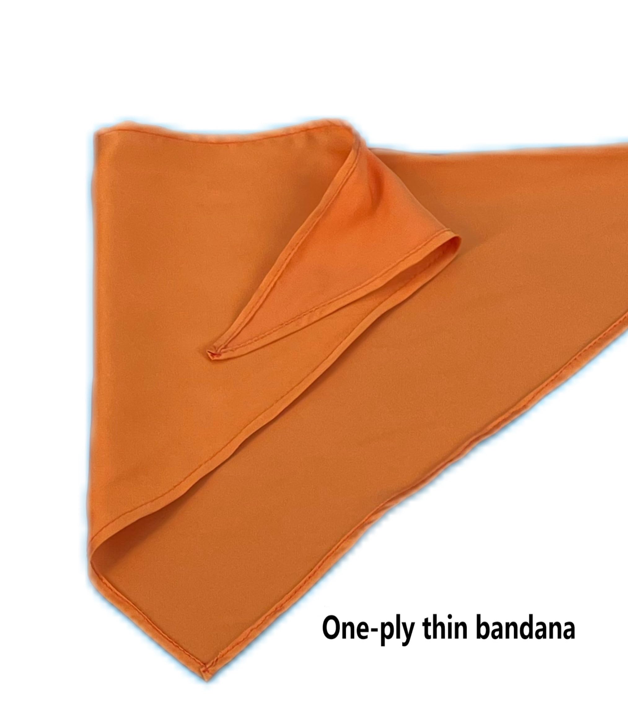 Eechicspace Chiffon Dog Bandana Orange For Small Dogs