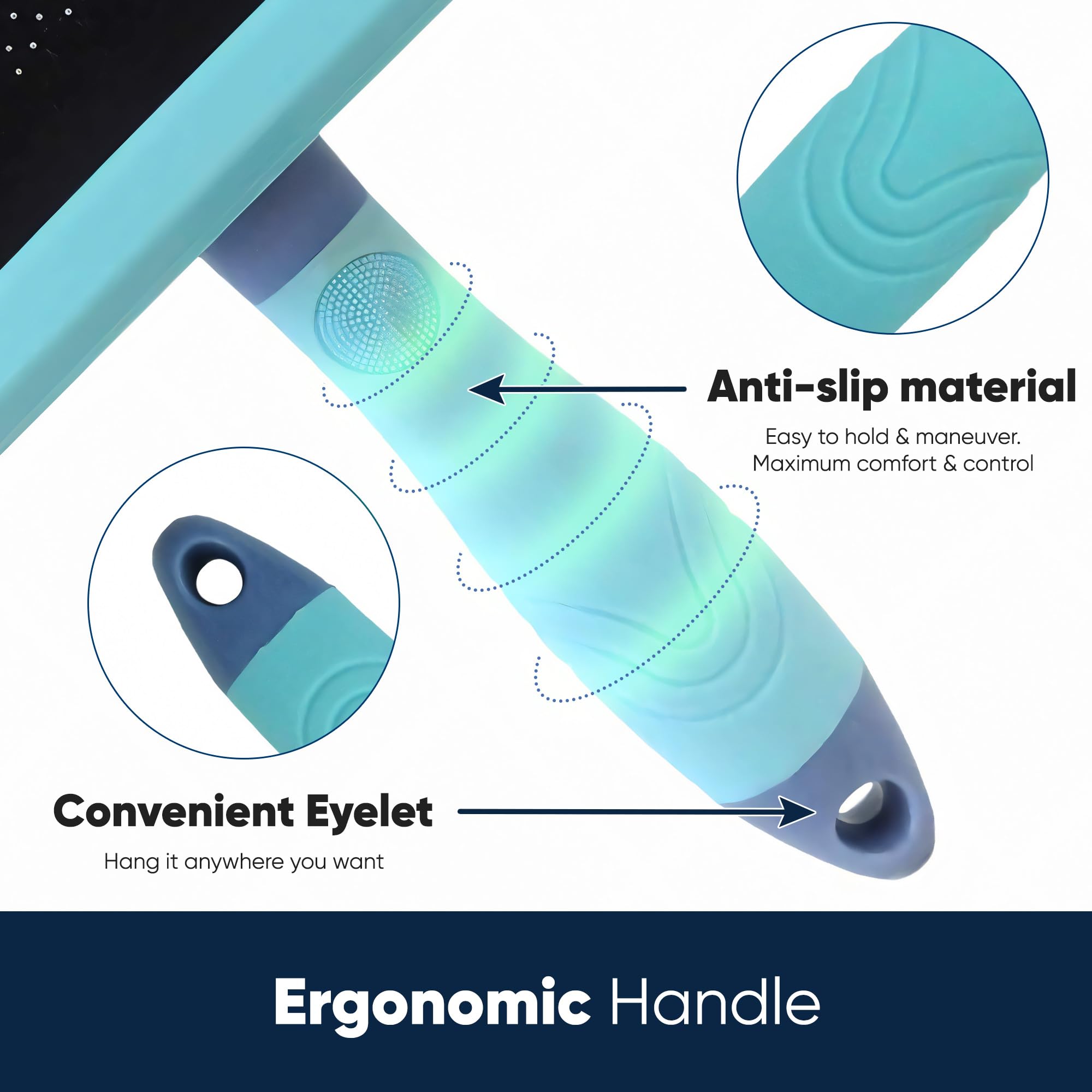 American Kennel Club Akc Deshedding Slicker Brush With Coated Tips For Dogs And Cats, Skin-Friendly Grooming And Deshedding Brus