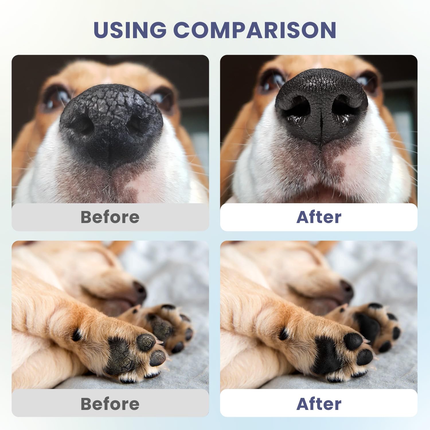 Dog Paw Care Kit | No-Rinse Paw Cleaner & Soothing Paw Balm | Gentle And Safe | Removes Tangles & Knots With Dog Grooming Comb |