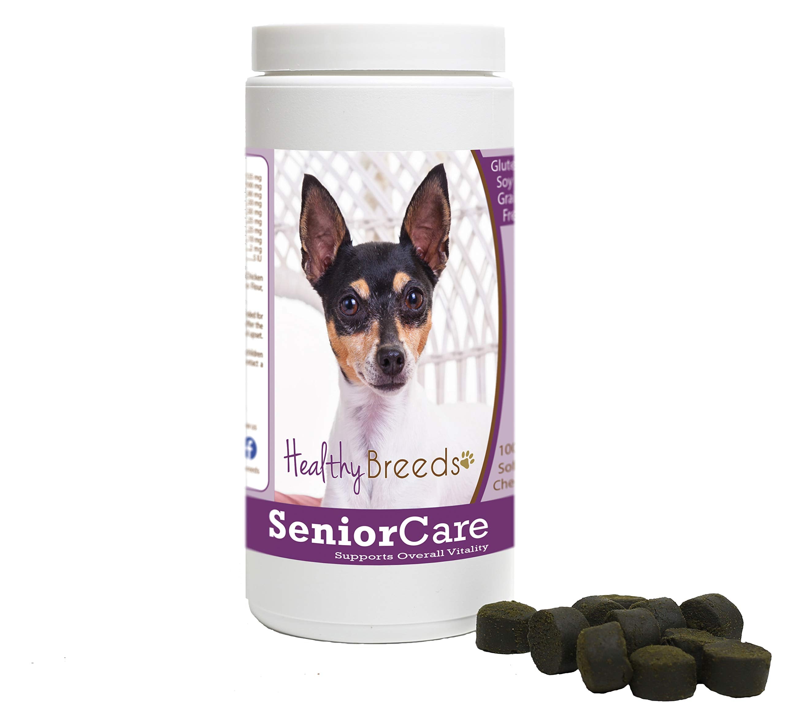 Healthy Breeds Toy Fox Terrier Senior Dog Care Soft Chews 100 Count