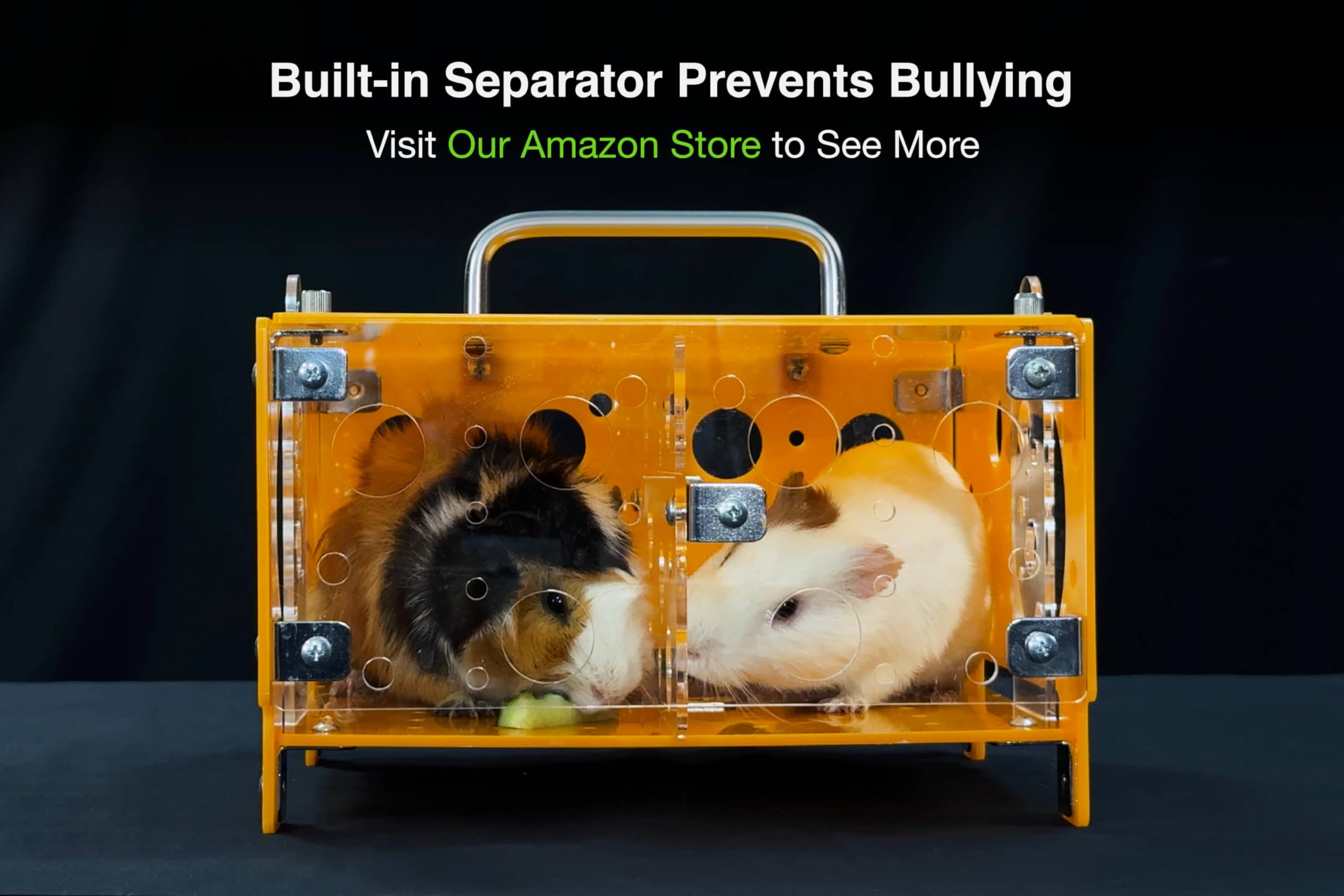 GuineaLoft Guinea Pig Cheese House (Double) V2 - The Ultimate Guinea Pig Hideout by Seasoned Owners Who Tried Everything Out The