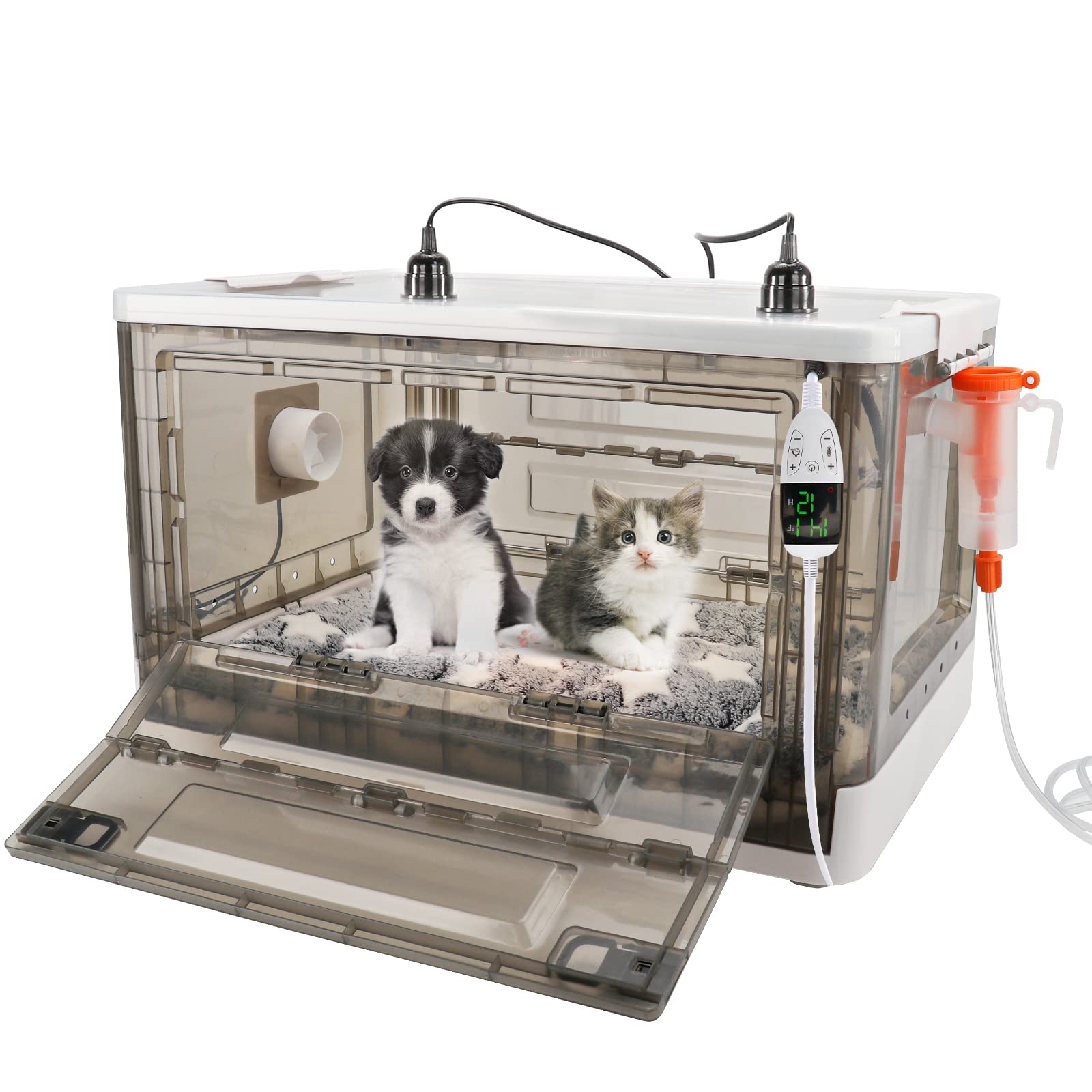 HKDQ Puppy Incubator with Heating - Puppy Incubator,Fan Ventilation Circulation Design,Kitten Incubator,Incubator for Puppies wi