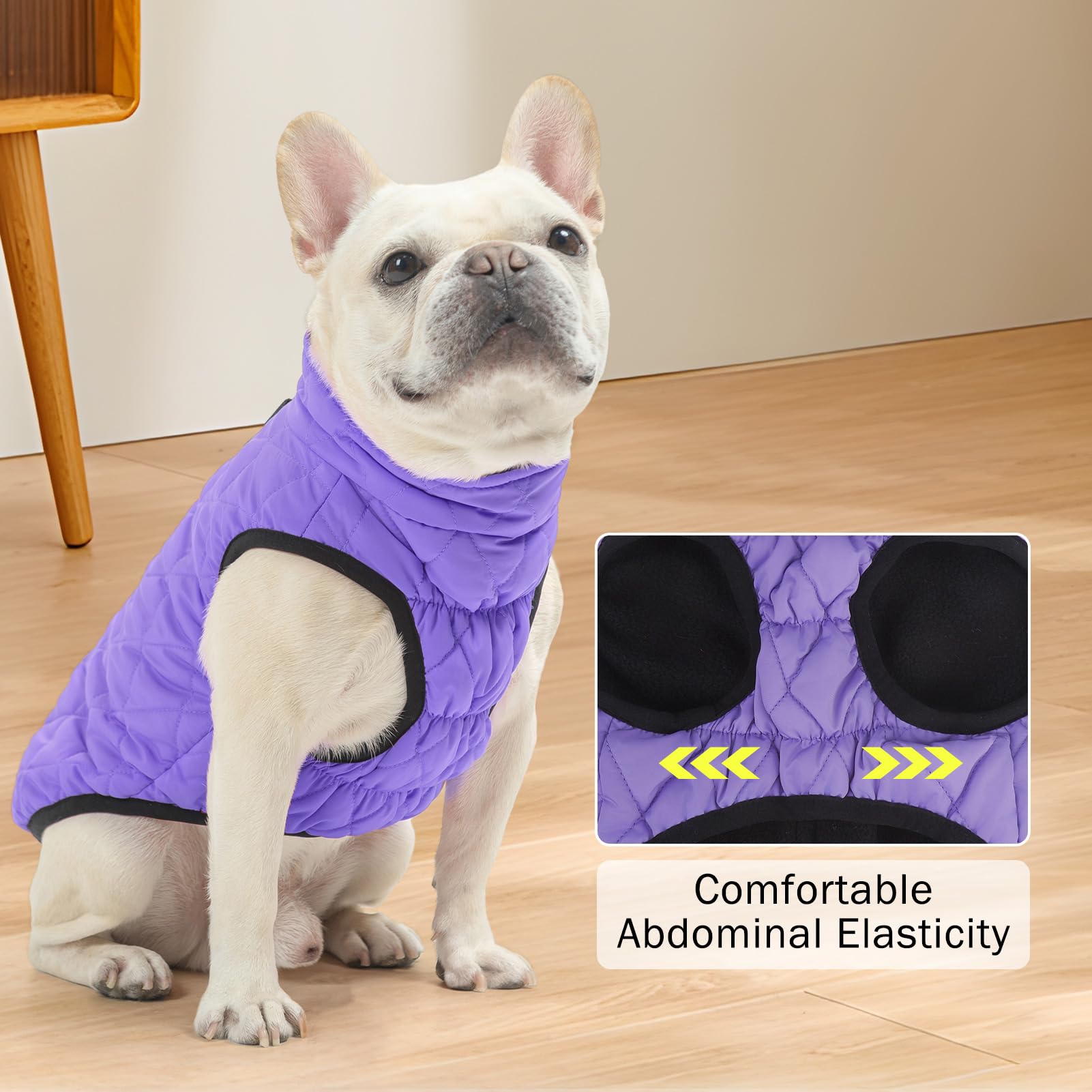 Scenereal Warm Dog Jacket - Winter Coat With Harness, Waterproof, Fleece Puffer Vest Windproof Snow Clothes For Small To Medium