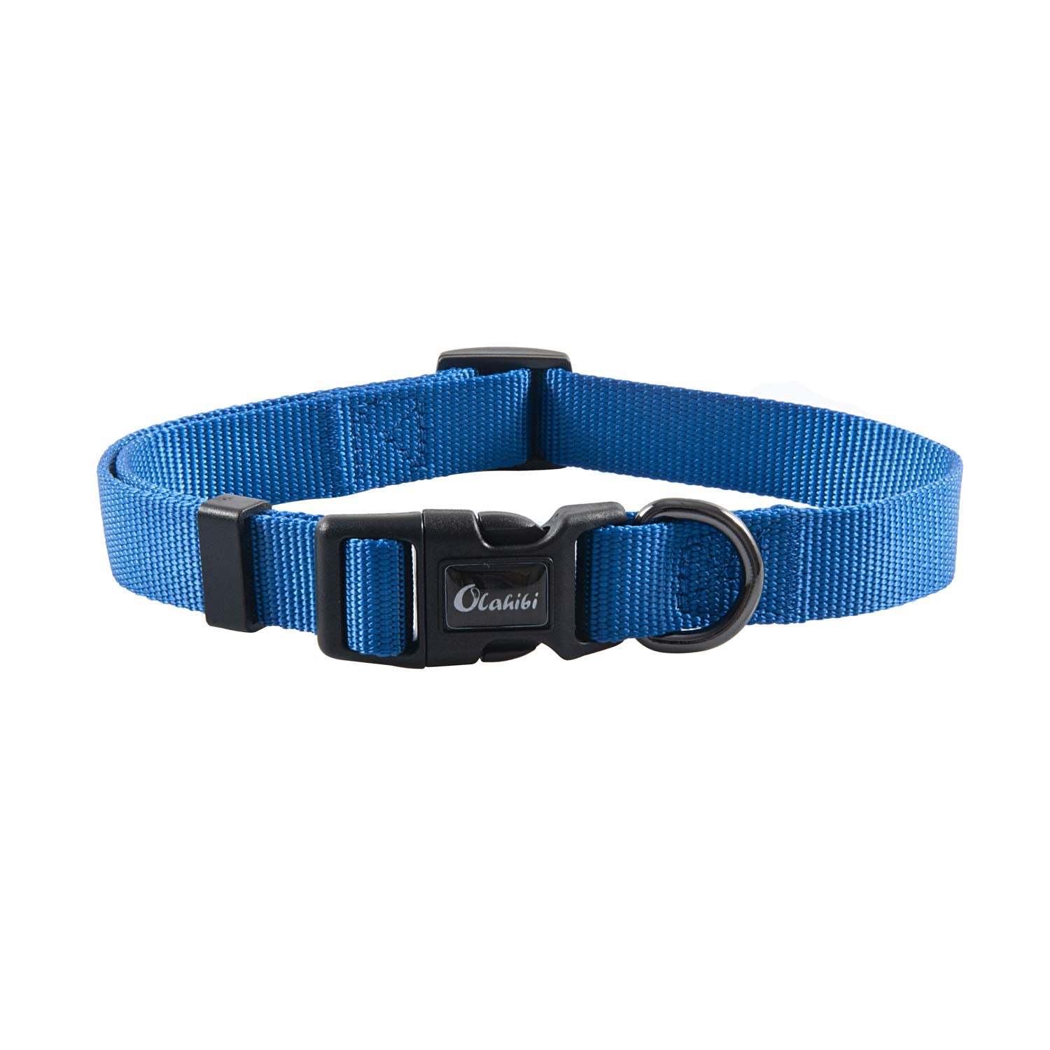 Olahibi Nylon Dog Collar Leash Set, Collar And 5Ft Leash, For Small Dogs.(S, Blue)