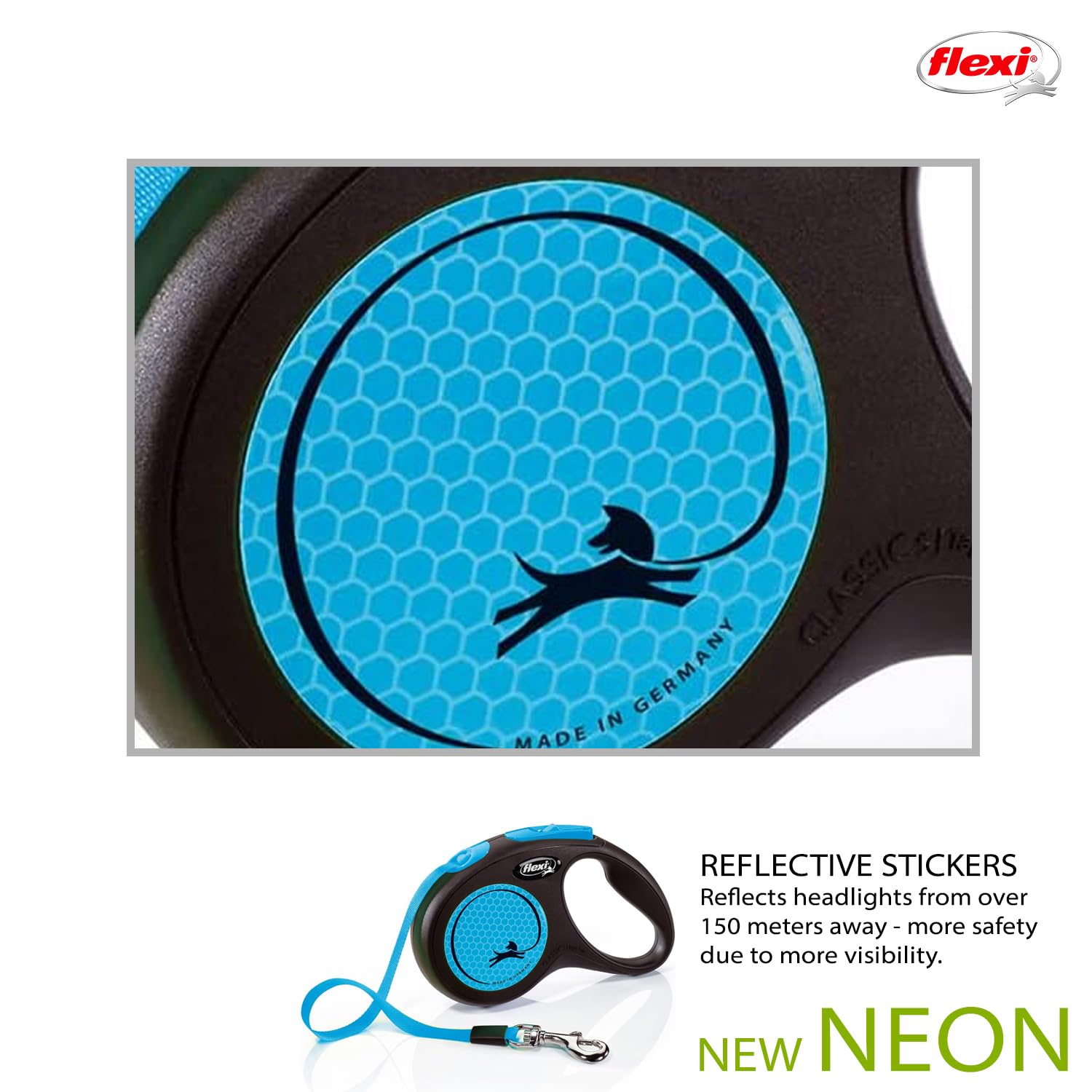 Flexi Neon Tape Blue Medium 5M