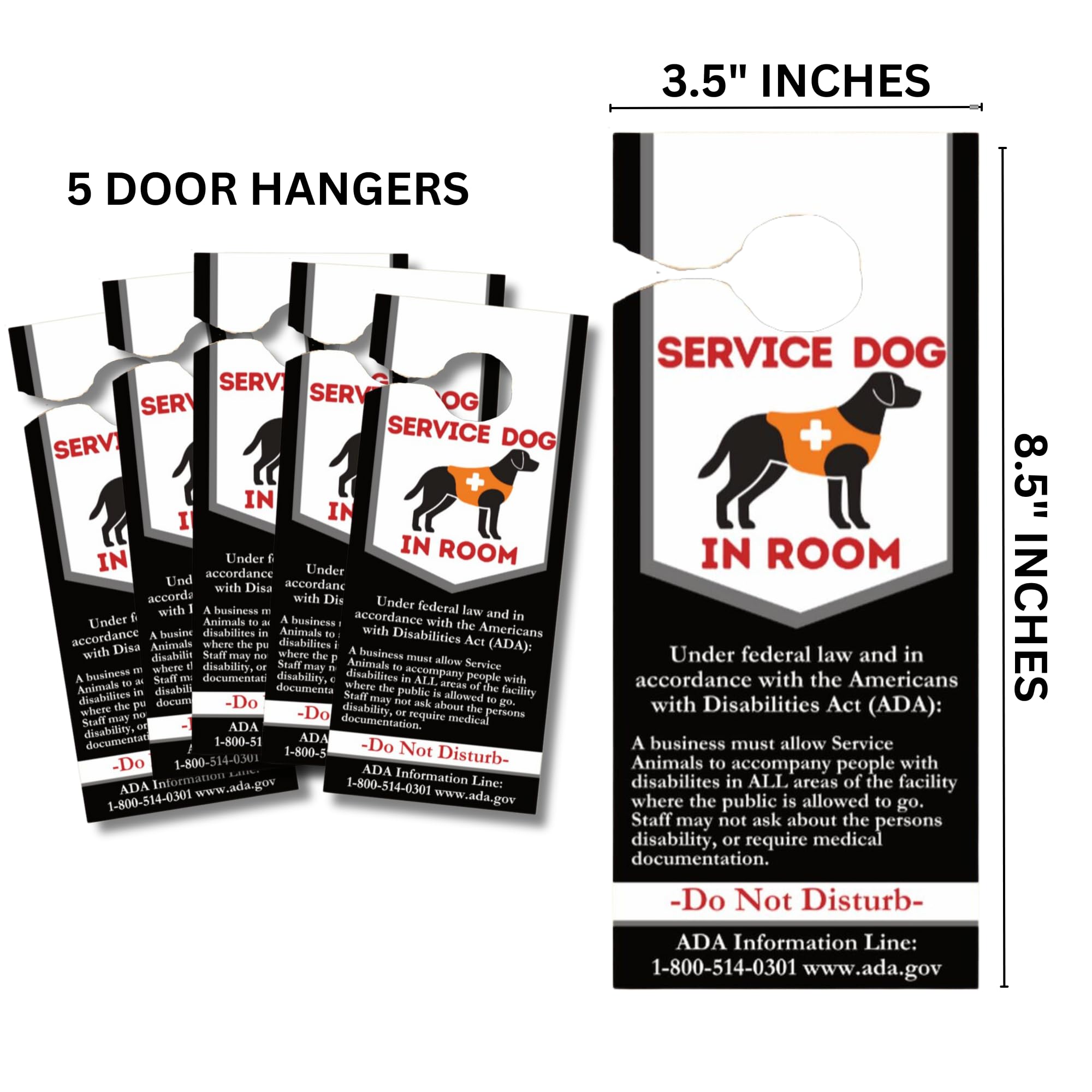 Service Dog Packet Information Cards For Public Access, Ada Americans With Disabilities Act States Handlers Legal Rights For Bus