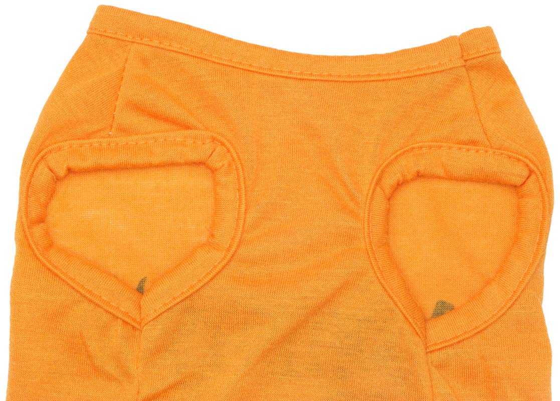 Oasis Plus Mommy'S Boy Orange Pet T-Shirt Vest Outfits Clothes For Female Male Dog Cat Rabbit