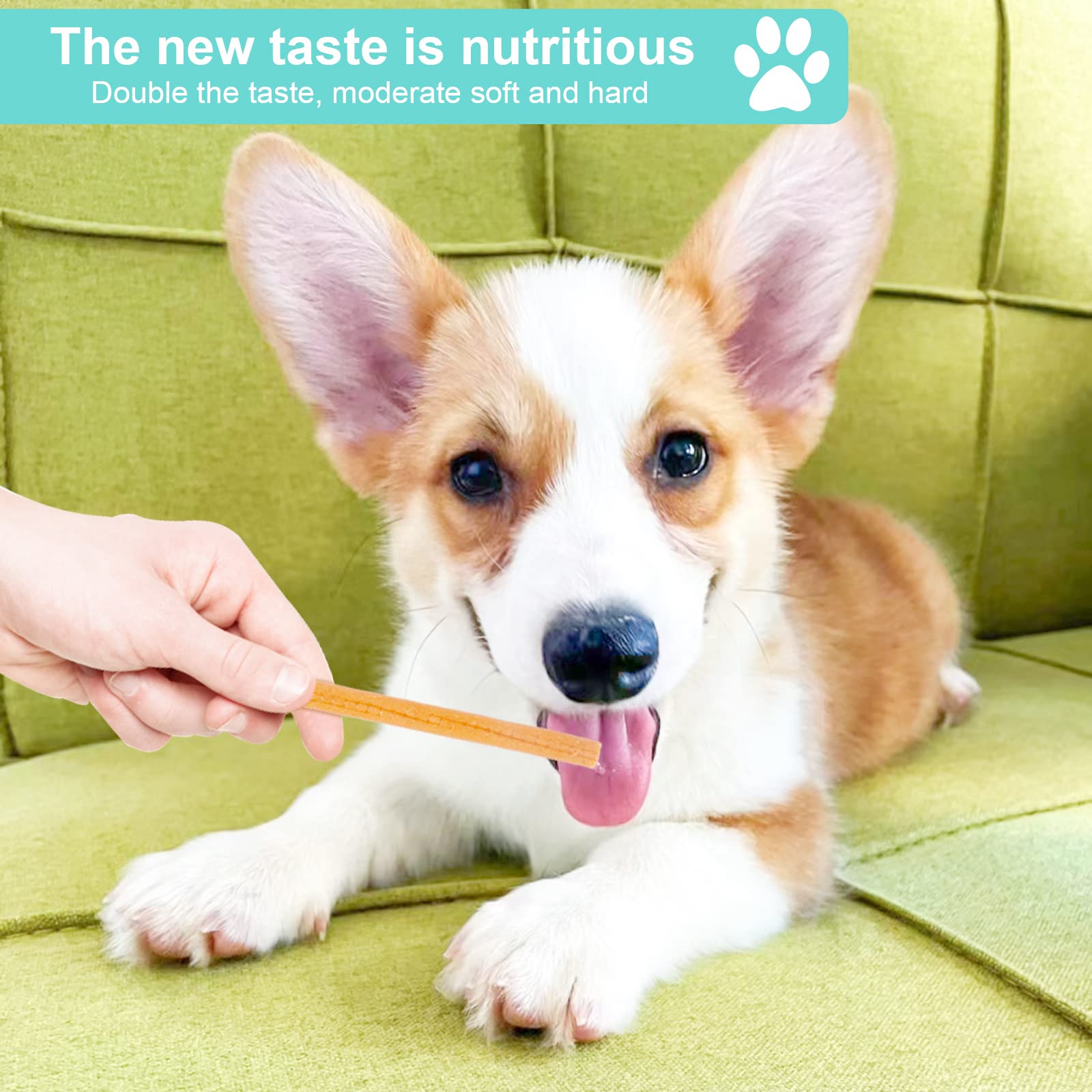 Pawant Soft Dog Treats Chicken Sweet Potato Mixed Sticks Puppy Easy to Digest Training Snacks 1 lb/454g