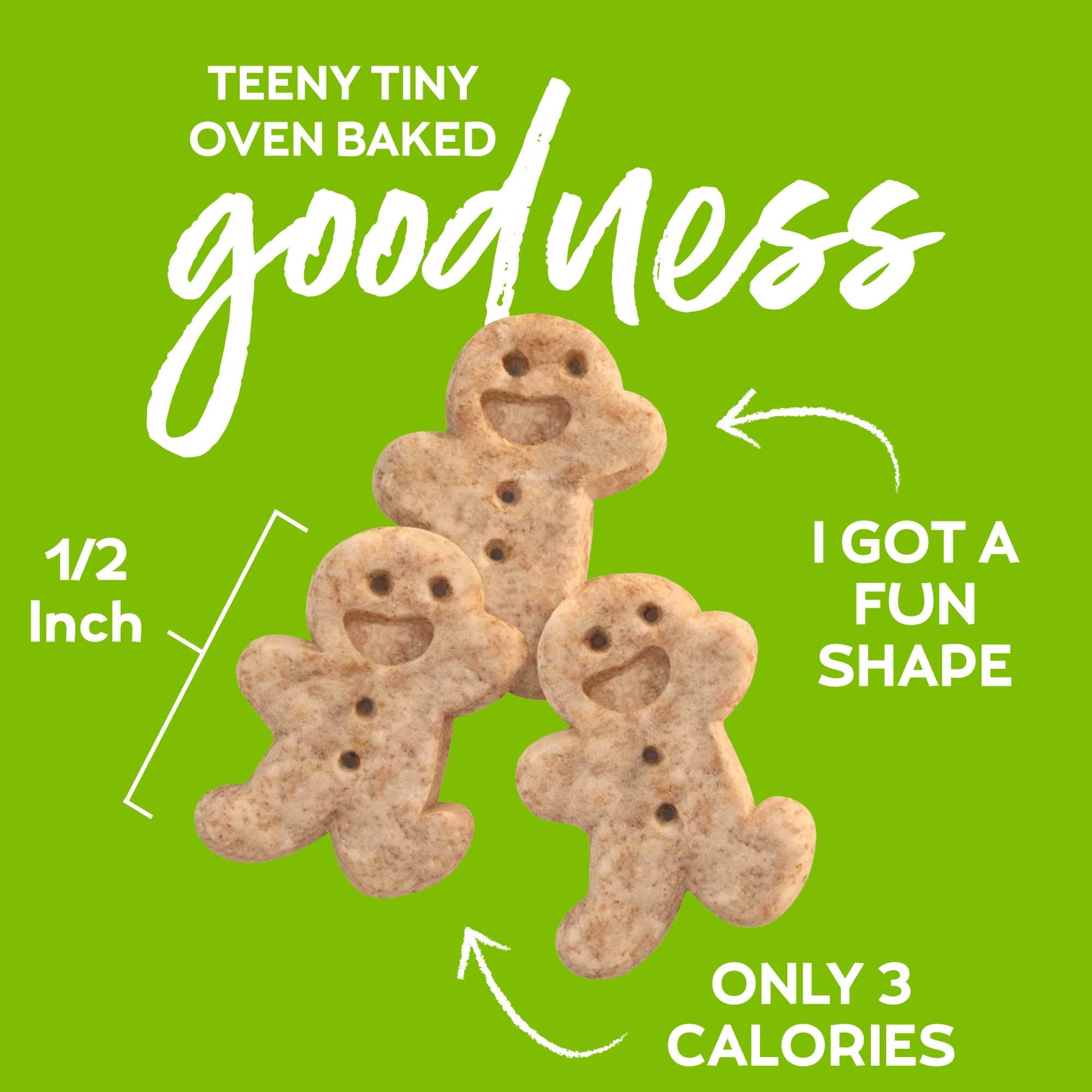 Buddy Biscuits 8 oz. Box Teeny Crunchy Dog Treats Made with Roasted Chicken