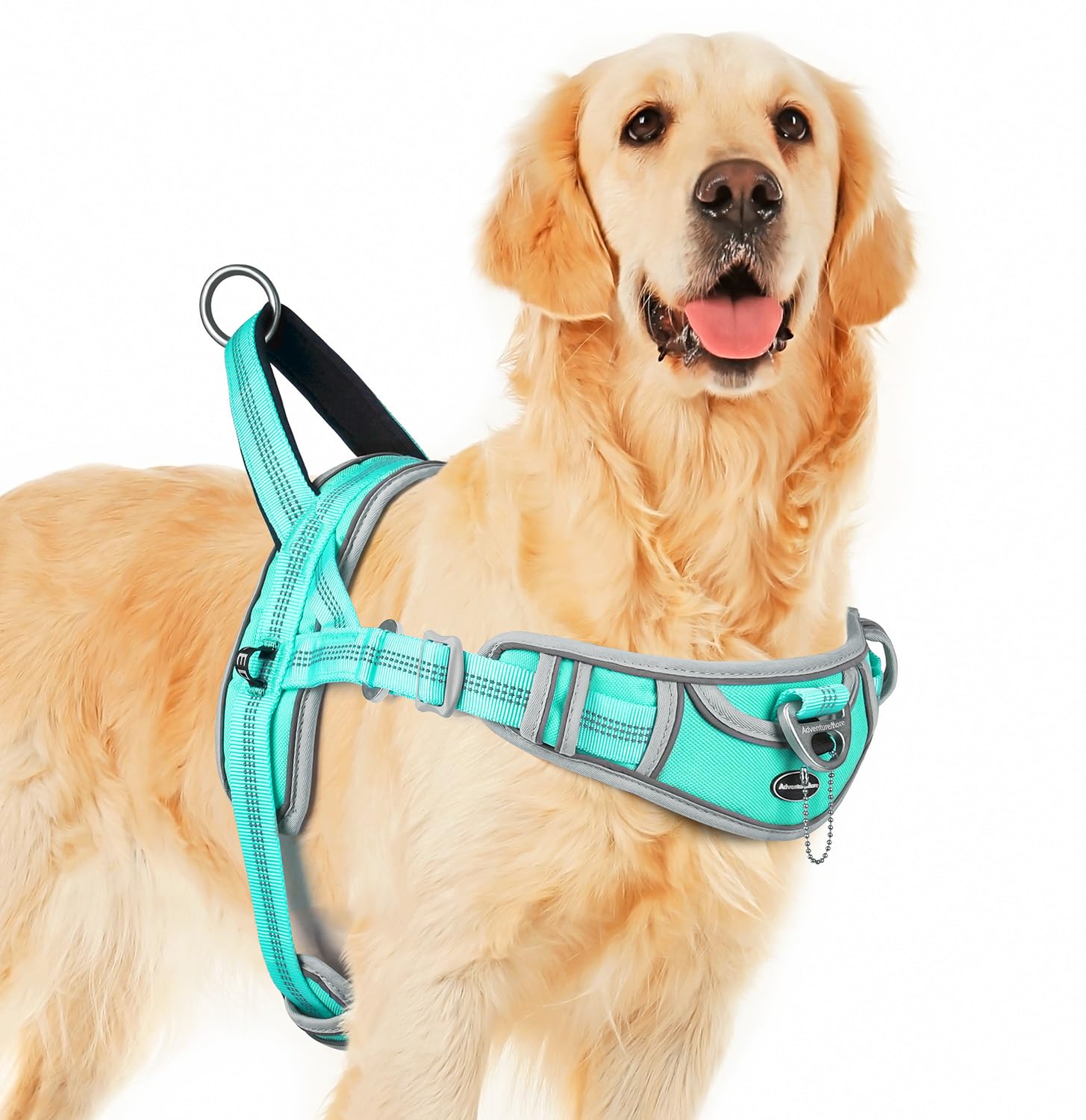 ADVENTUREMORE No Pull Dog Harness for Large Dogs, Sport Dog Halter Harness Reflective Breathable Dog Vest Escape Proof Dog Harne