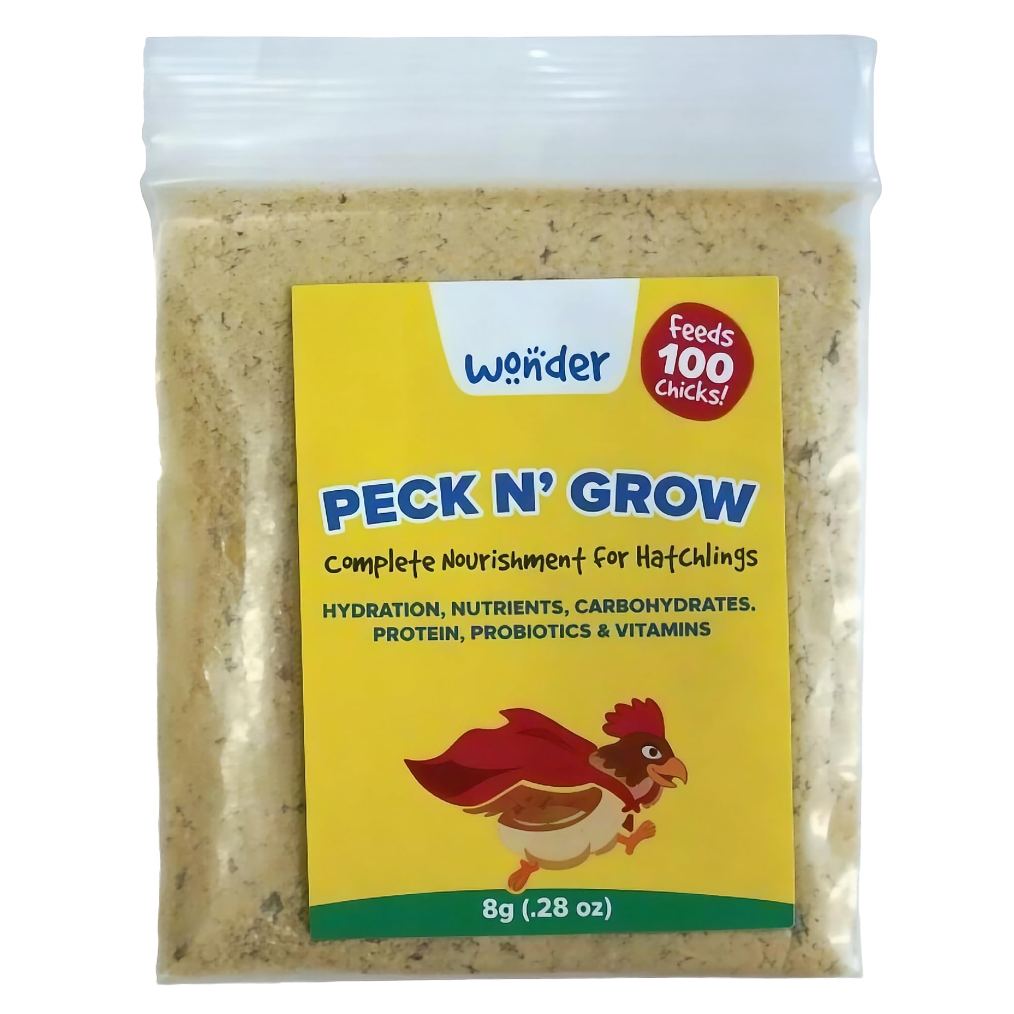 Strombergs Peck n Grow, Balanced Hatchling Nutrition Supplement with Probiotics and Essential Vitamins, Instinct-Promoting Chi