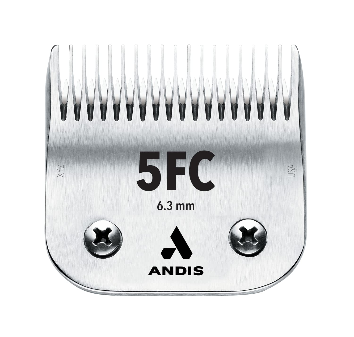 Andis Ceramicedge Carbon-Infused Steel Pet Clipper Blade, Size-5Fc, 1/4-Inch Cut Length (64370),Silver
