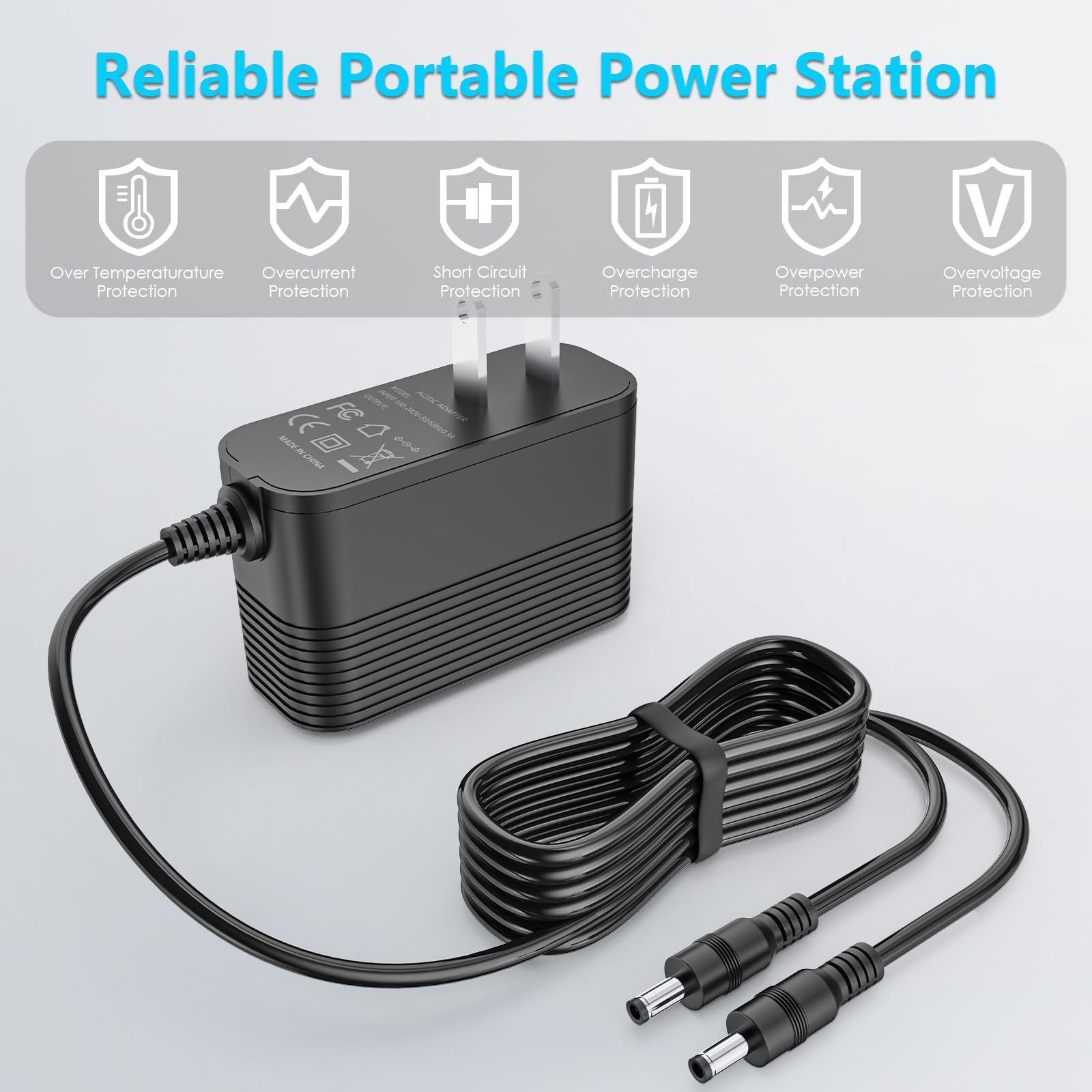 10V Charger For Dogtra Rechargeable E-Collar Compatible With Dogtra 1900S 1902S 3502Ncp 2300Ncp 2500T&B 3500Ncp Remote Training