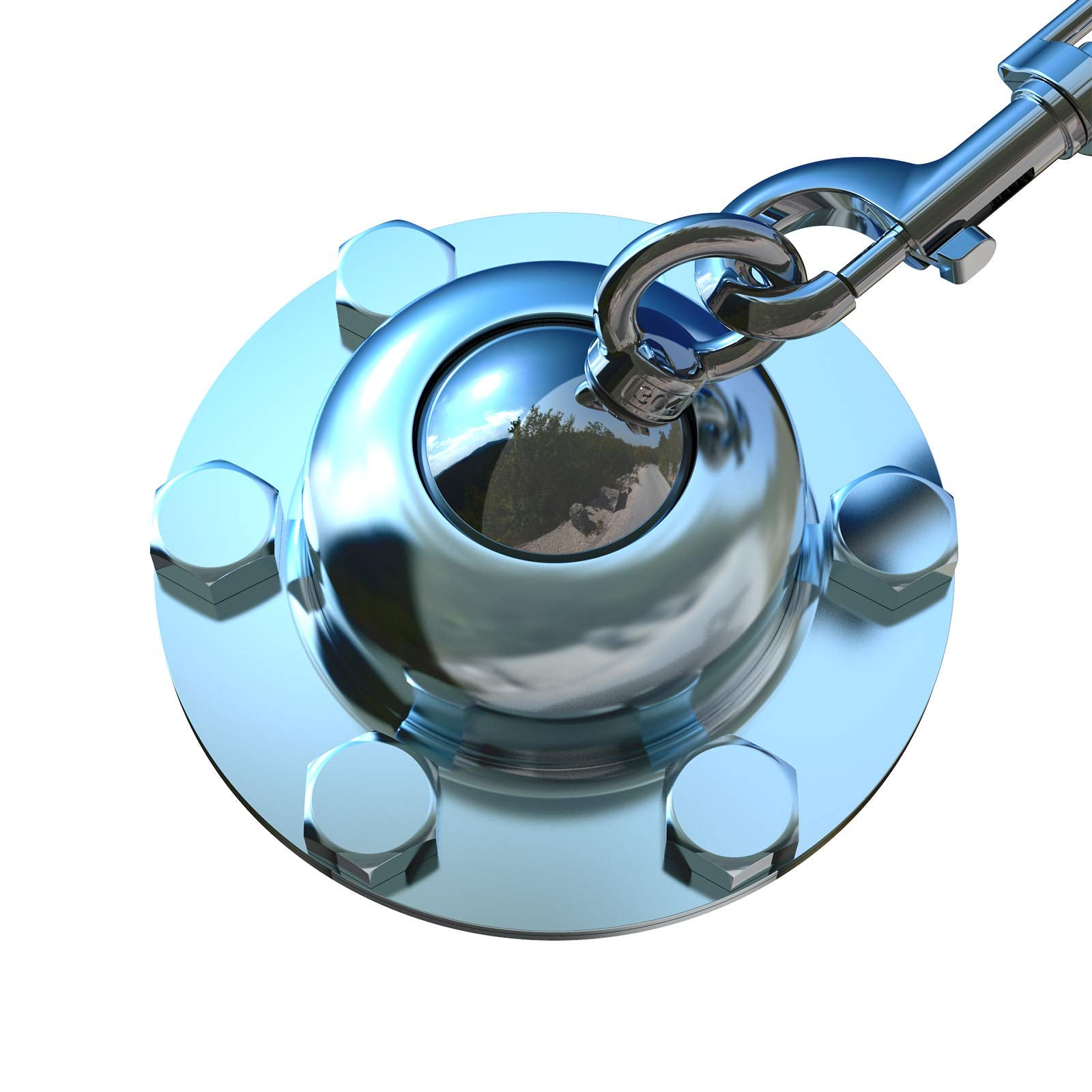 360° Swivel Dog Tie Out Cable And Stake - 2025 Upgrad Stainless Steel Dog Stake Dog Anchor For Small To Large Dogs - No Tangle Reflective Dog Run Cable For Yard (Silver, Stake With 20 Ft Cable)