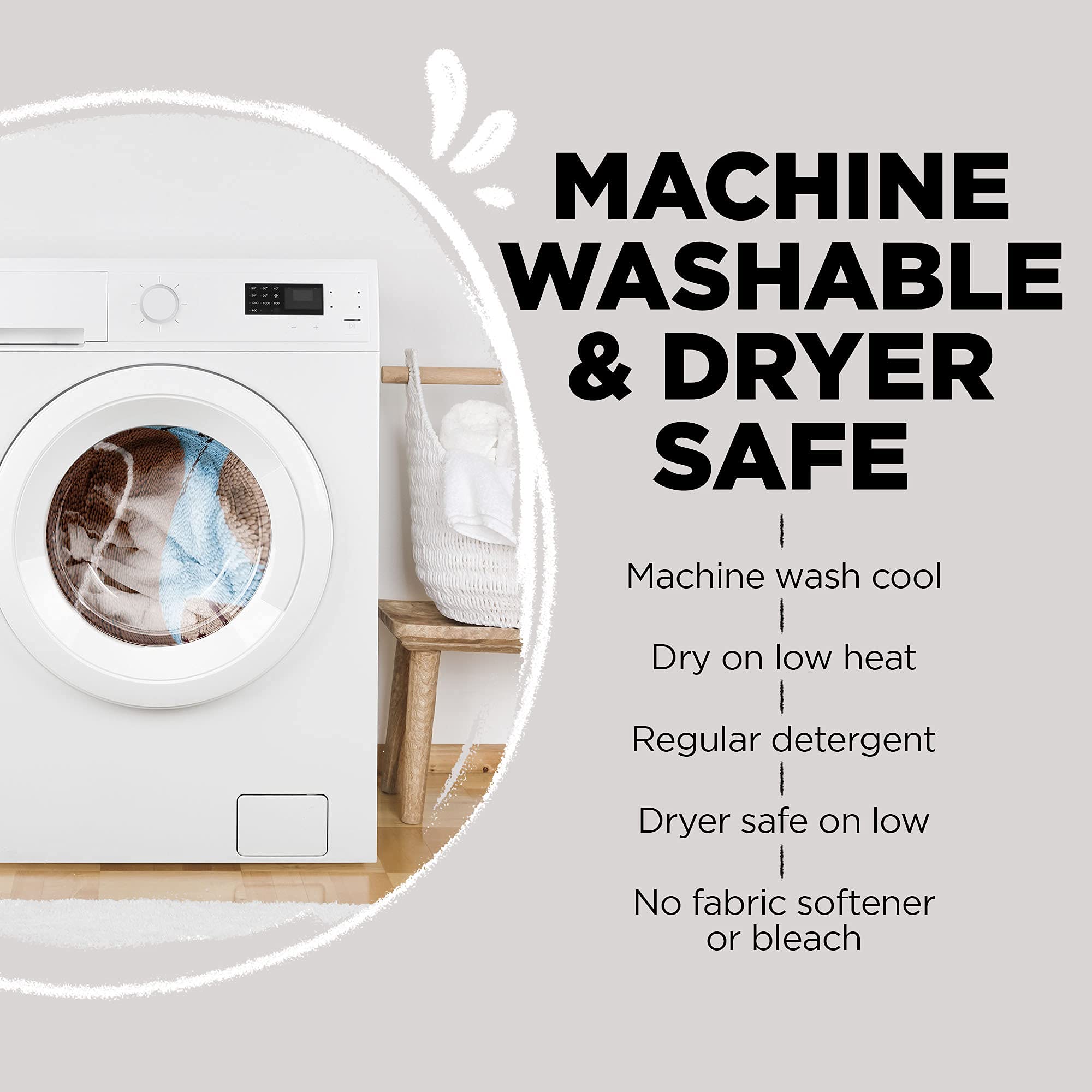 Soggy Doggy Super Shammy Dog Towel, Washable Microfiber Dog Towels For Drying Dogs And Cleaning Paws, Fast-Drying Dog Bath Towel With Hand Pockets, Gray/Gray Trim, 31 X 14 Inches