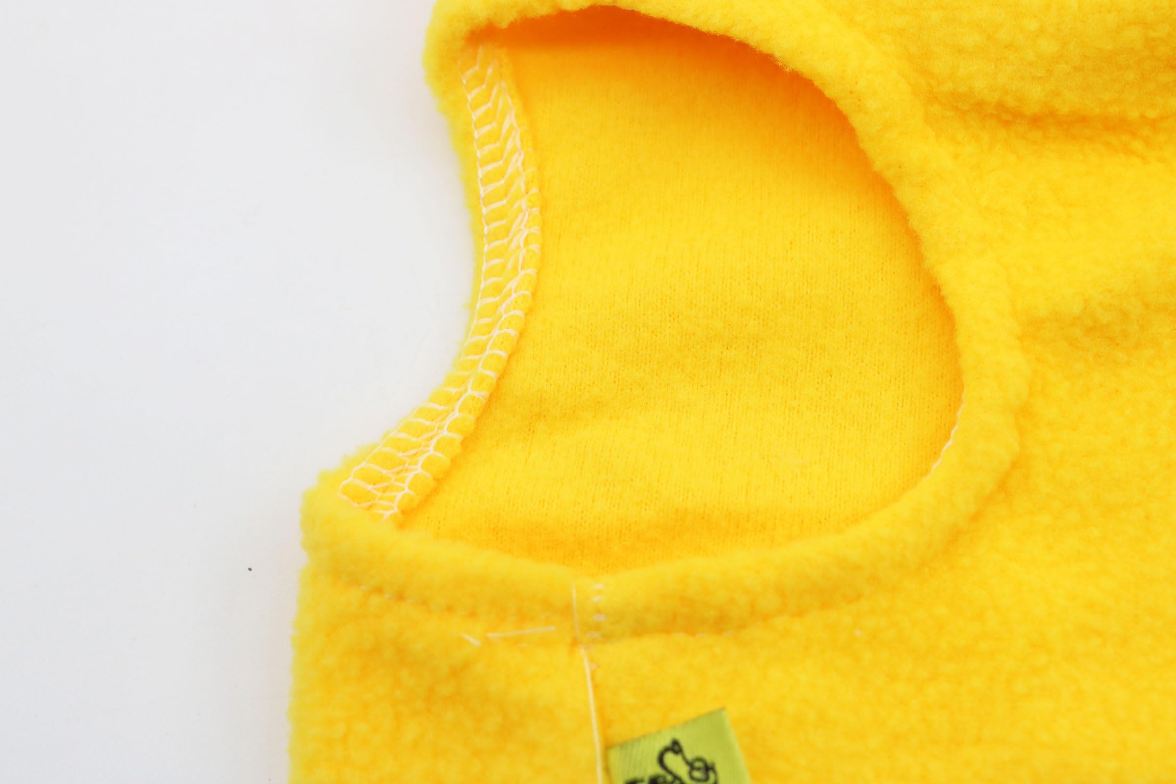 Droolingdog Cat Sweater Fleece Vest Lightweight Cat Clothes For Small Cats Only, Small, Yellow