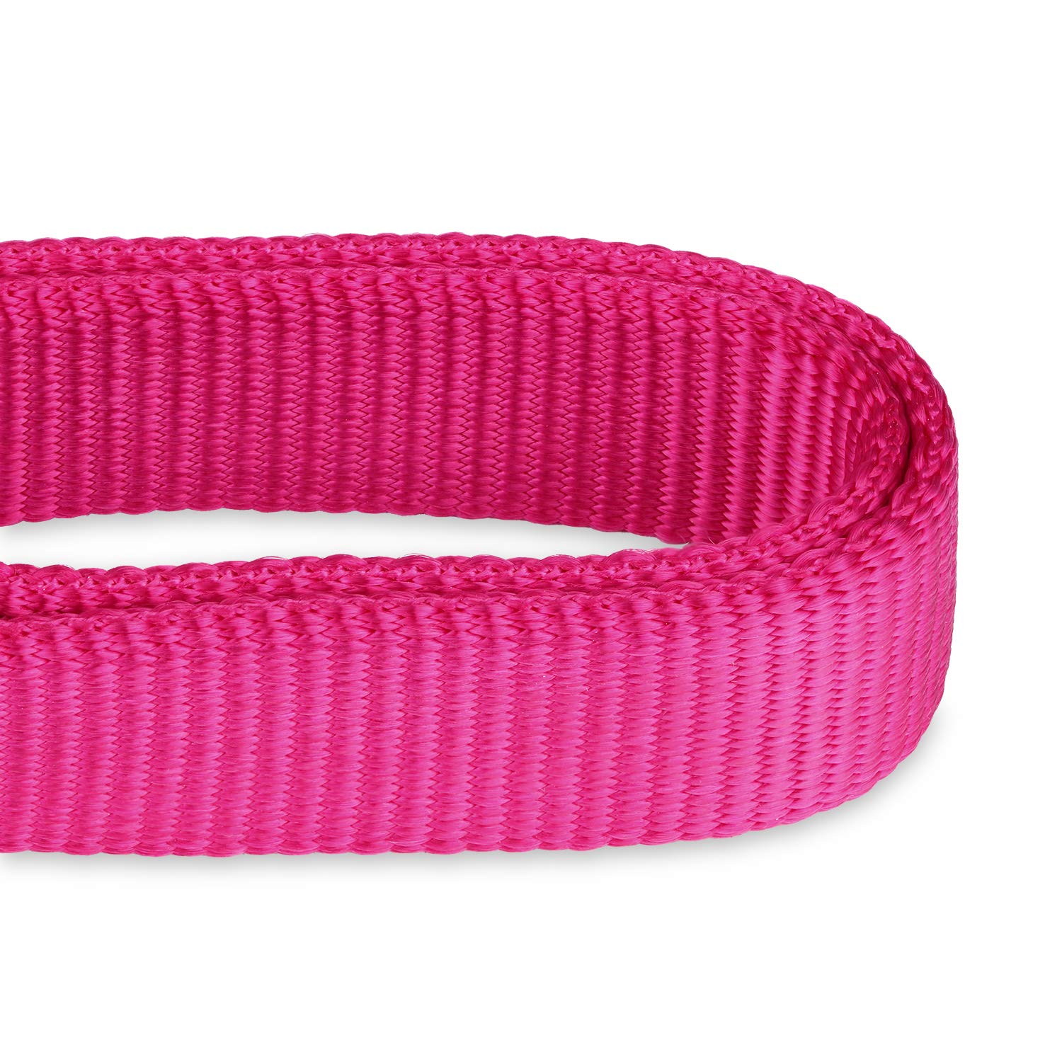 Anti-Escape Martingale Super Rugged Collar For Medium Boy And Girl Dogs - Daily Use Walking,Professional Training.(Medium,Rose Red Pink)