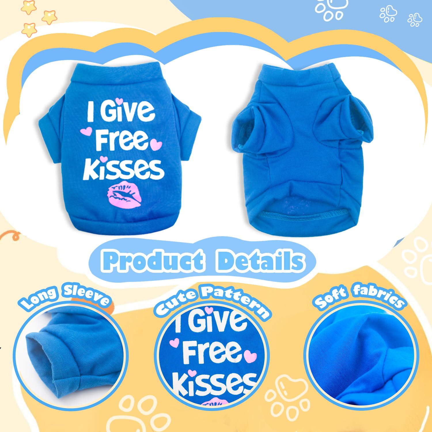 4 Pieces Chihuahua Clothes Dog Clothes for Small Dogs Boy Yorkie Teacup Cloth Spring Summer Pet Shirt Cute Puppy Shirts Outfits